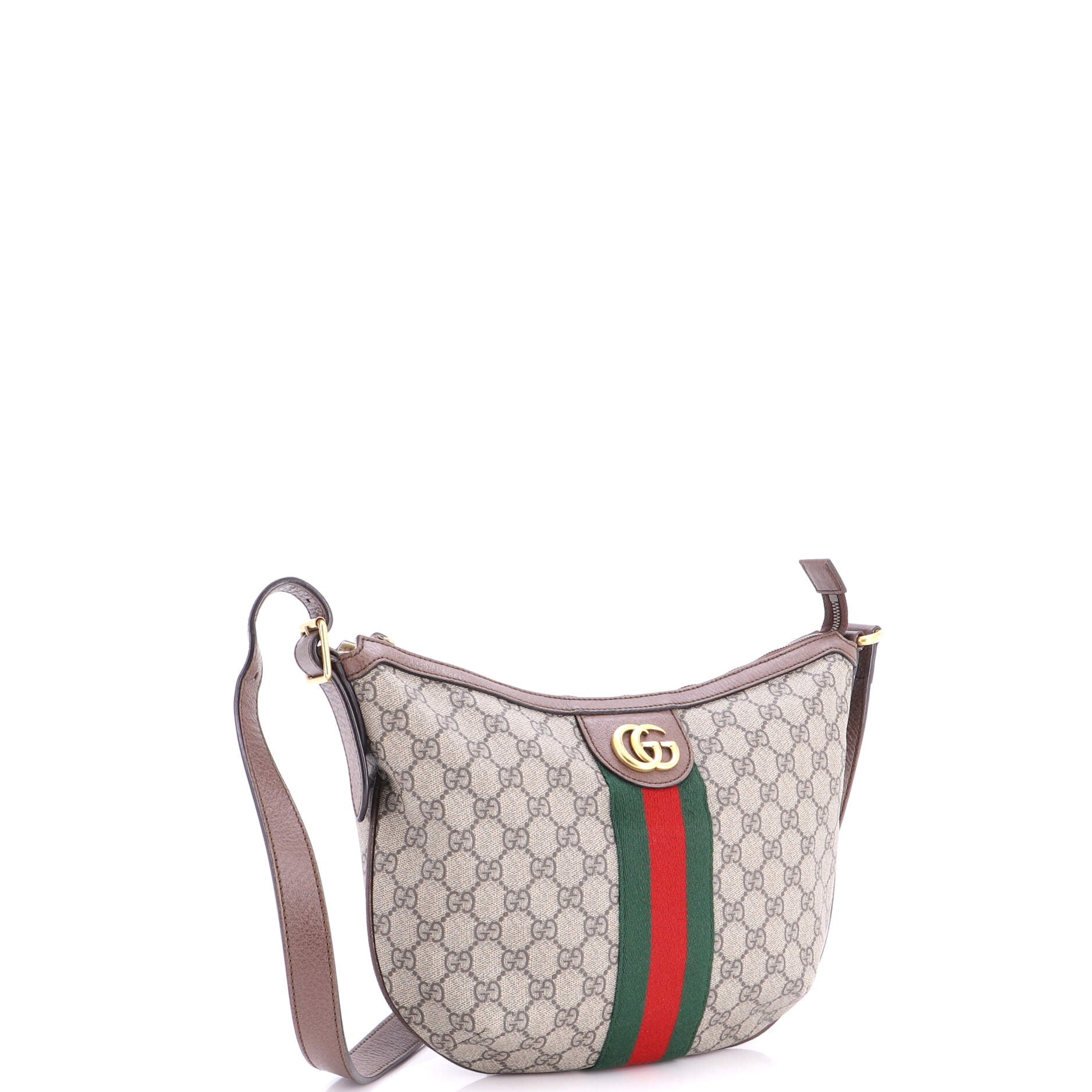 Ophidia Half Moon Hobo GG Coated Canvas Small - Image 2