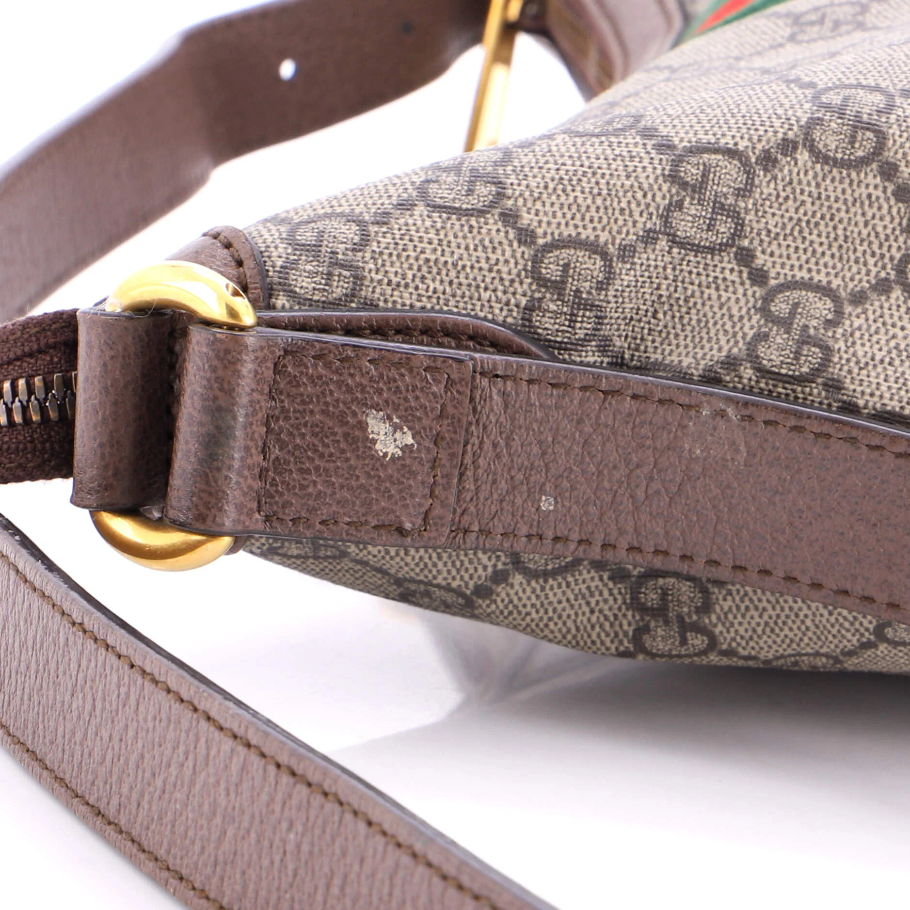 Ophidia Half Moon Hobo GG Coated Canvas Small - Image 6