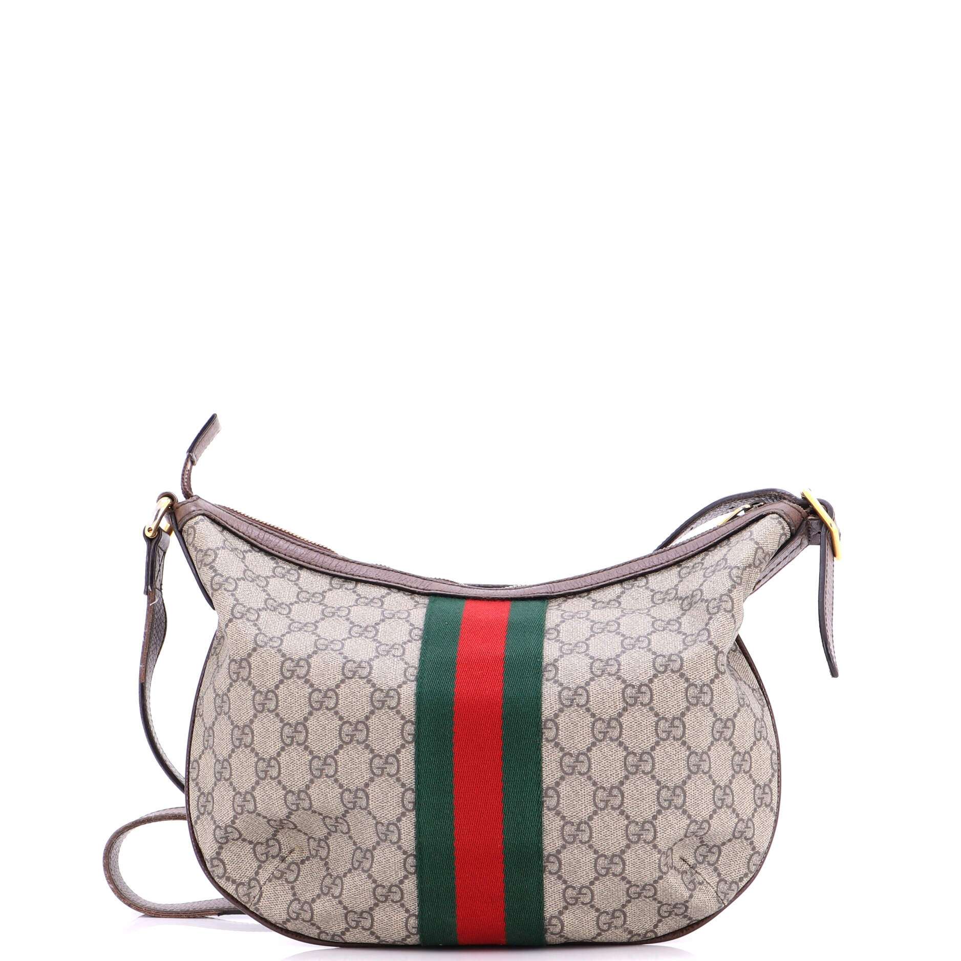 Ophidia Half Moon Hobo GG Coated Canvas Small - Image 6