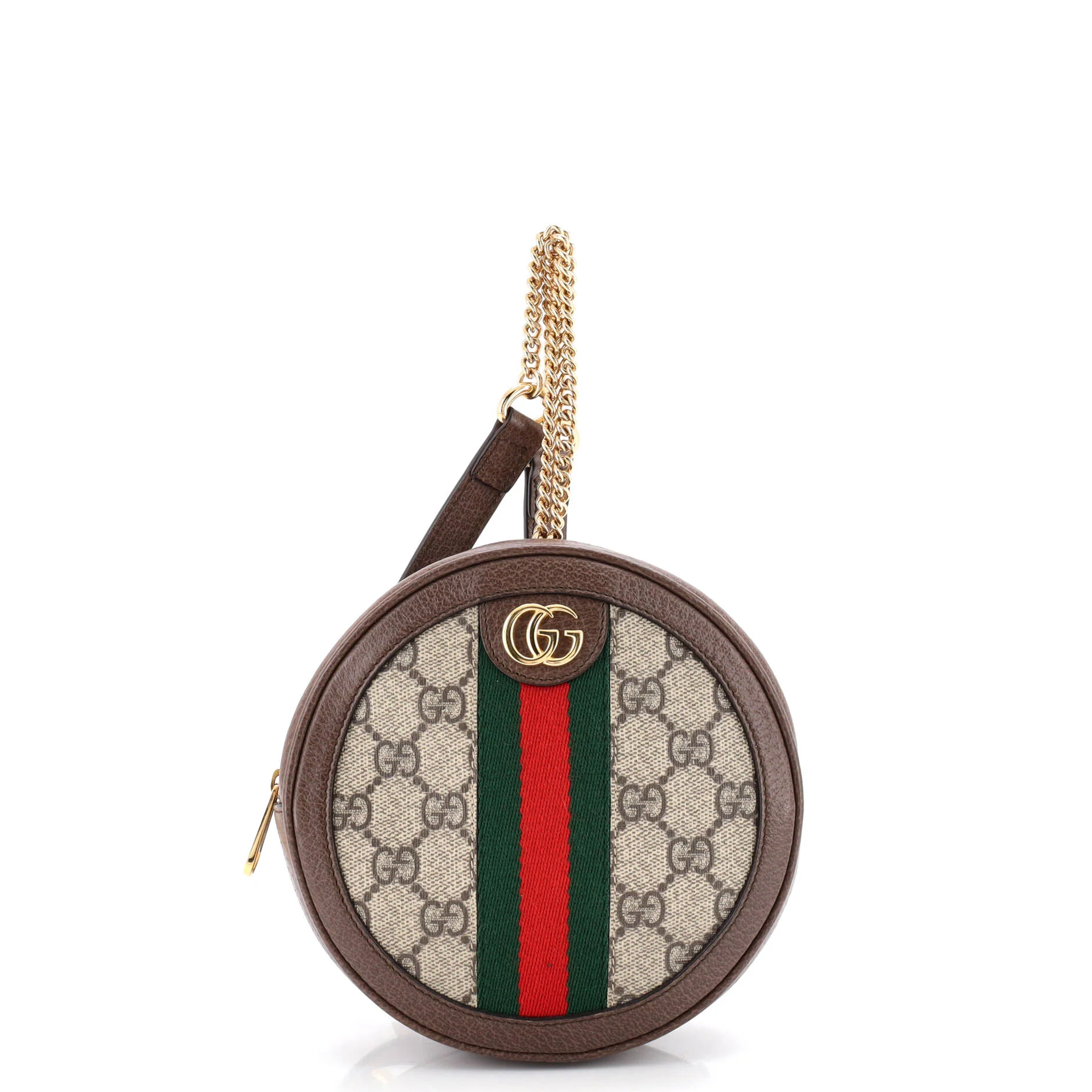 Ophidia Round Backpack GG Coated Canvas Mini