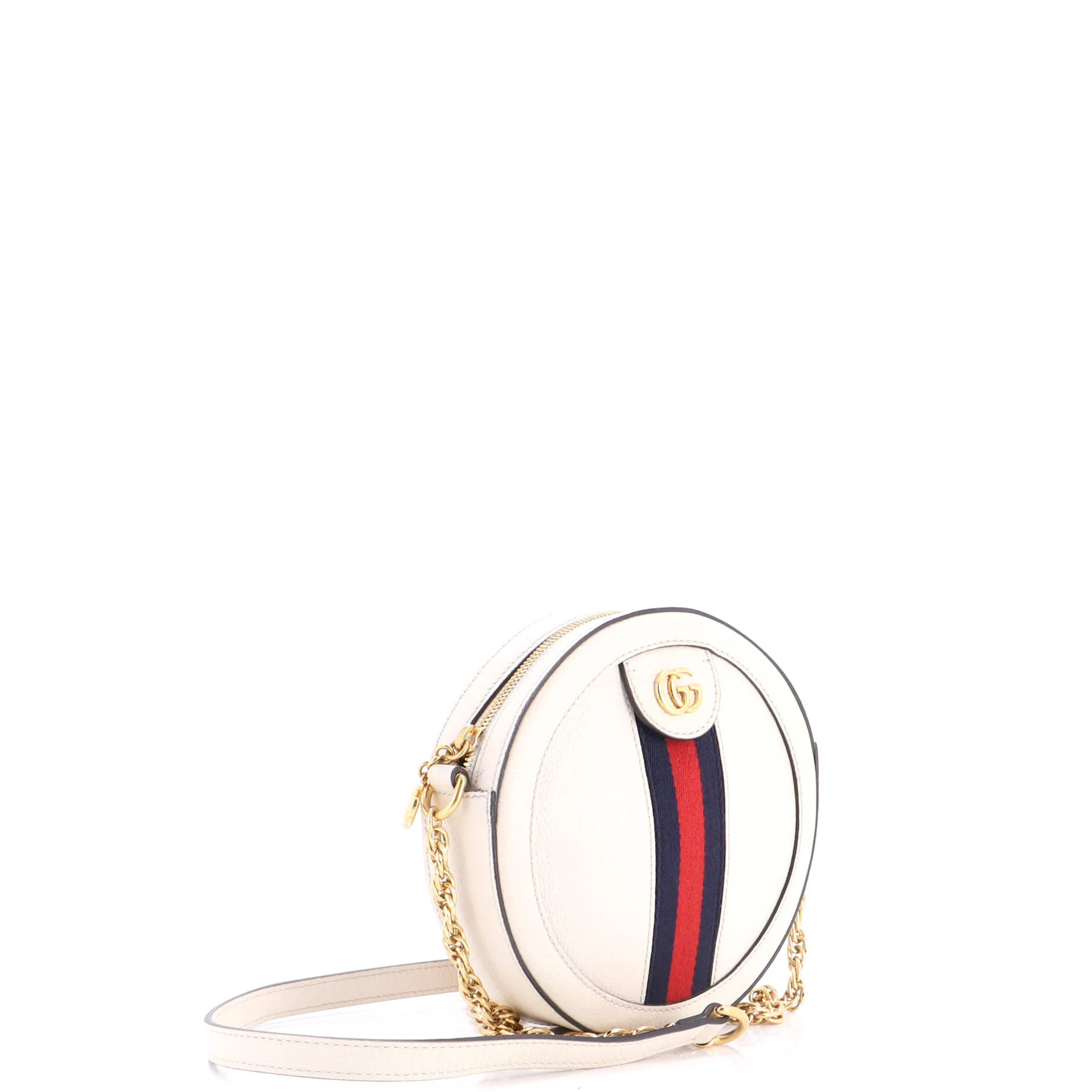 Ophidia Round Shoulder Bag Leather Mini - Image 2
