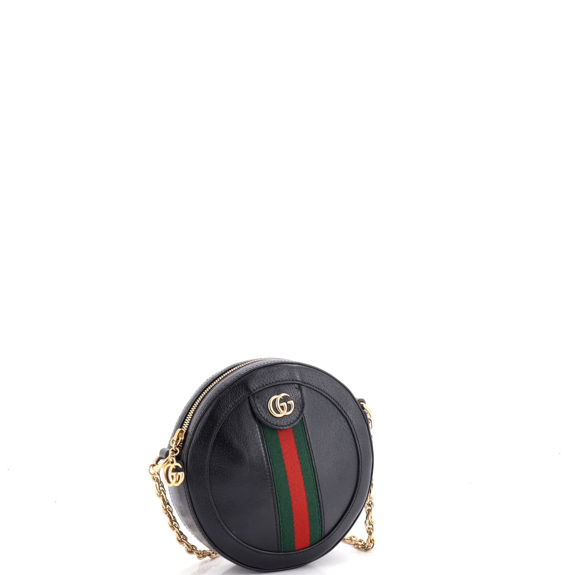 Ophidia Round Shoulder Bag Leather Mini - Image 2