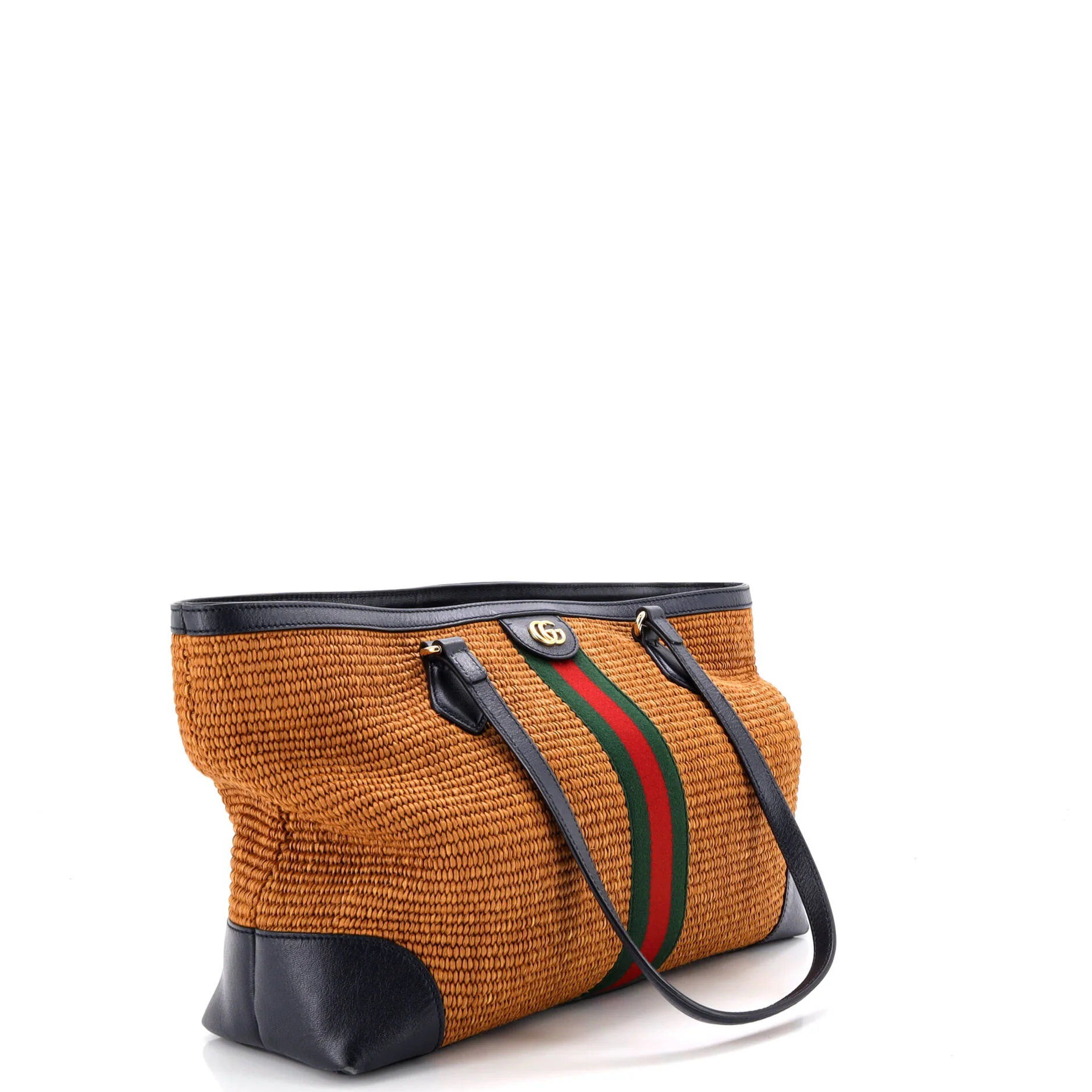 Ophidia Shopping Tote Straw Medium - Image 2