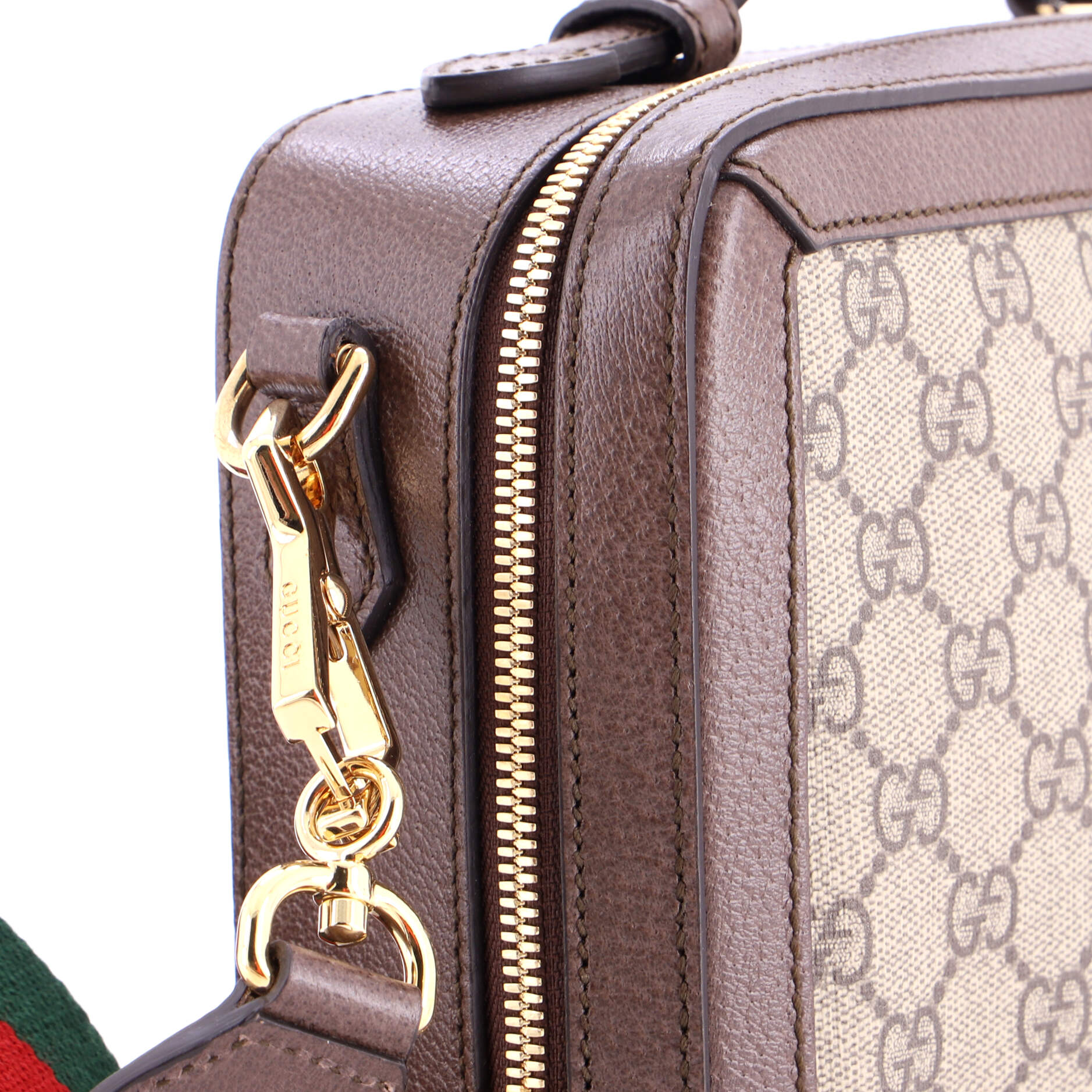 Ophidia Zip Around Camera Bag GG Coated Canvas Small - Image 7