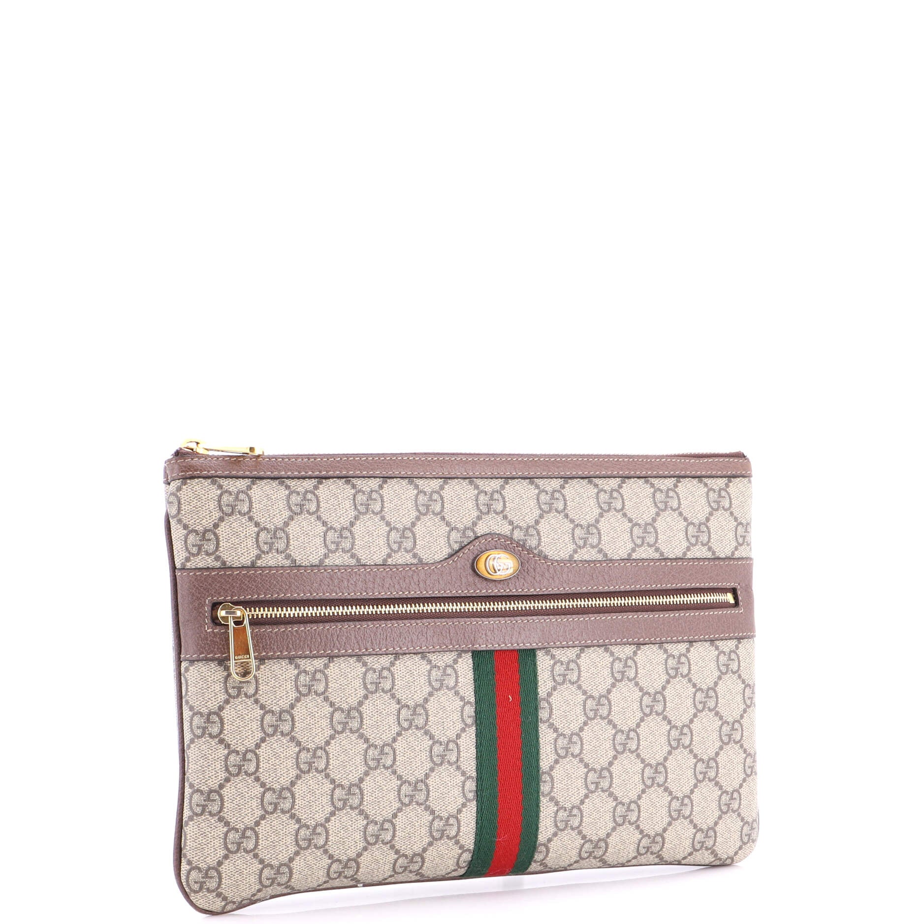 Ophidia Zip Pouch GG Coated Canvas Large - Image 2
