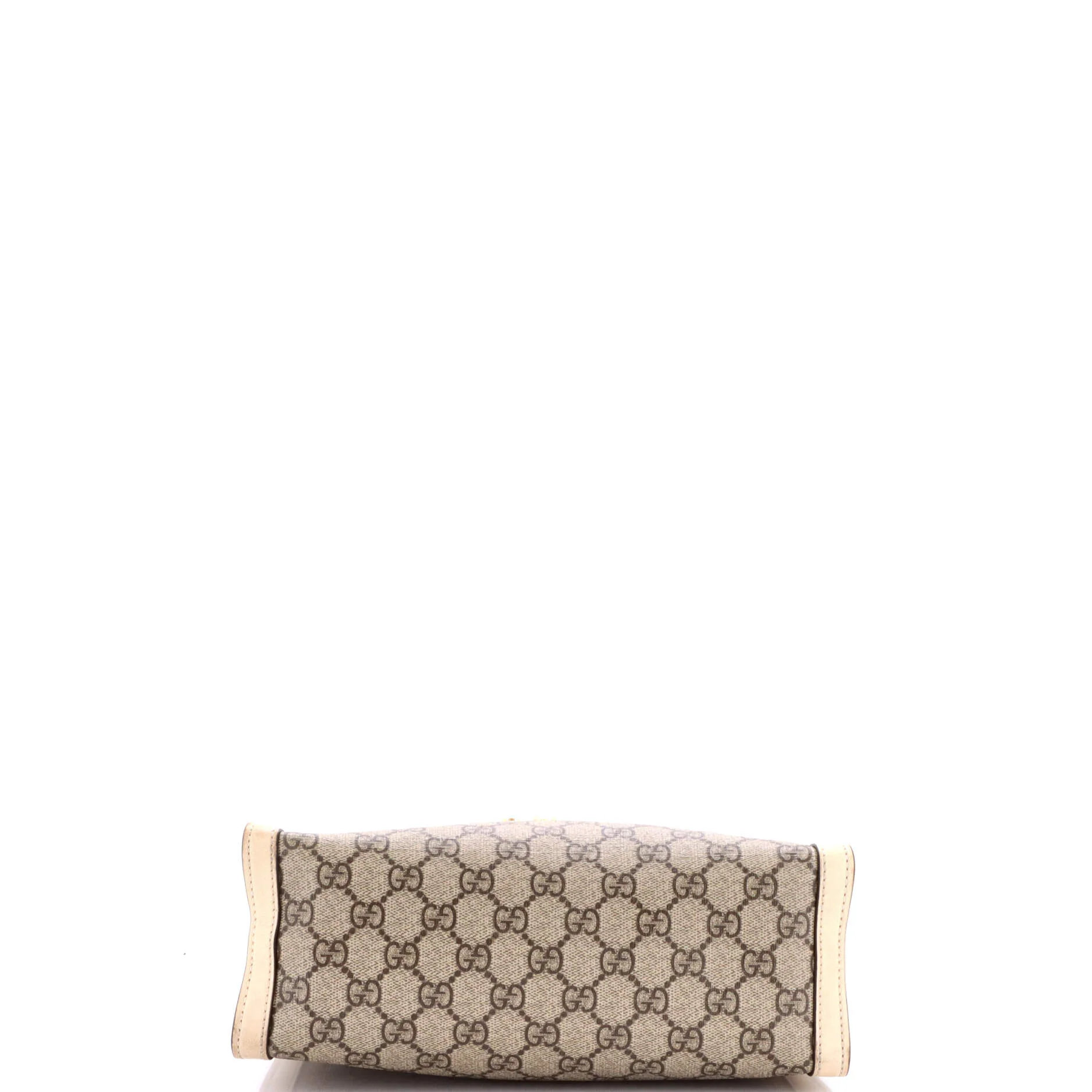 Padlock Chain Tote GG Coated Canvas with Leather Small - Image 4