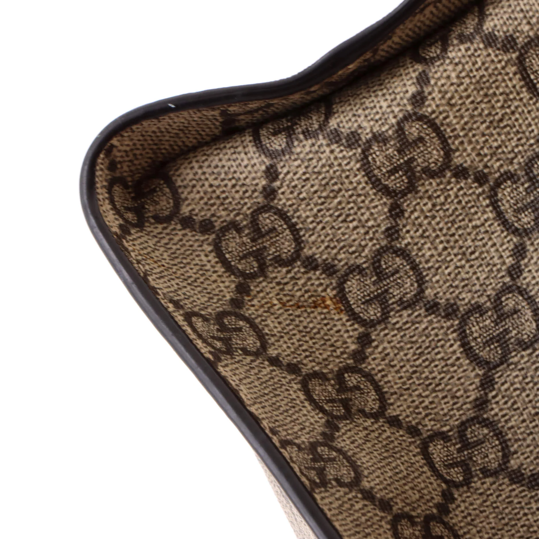 Padlock Chain Tote GG Coated Canvas with Leather Small - Image 7