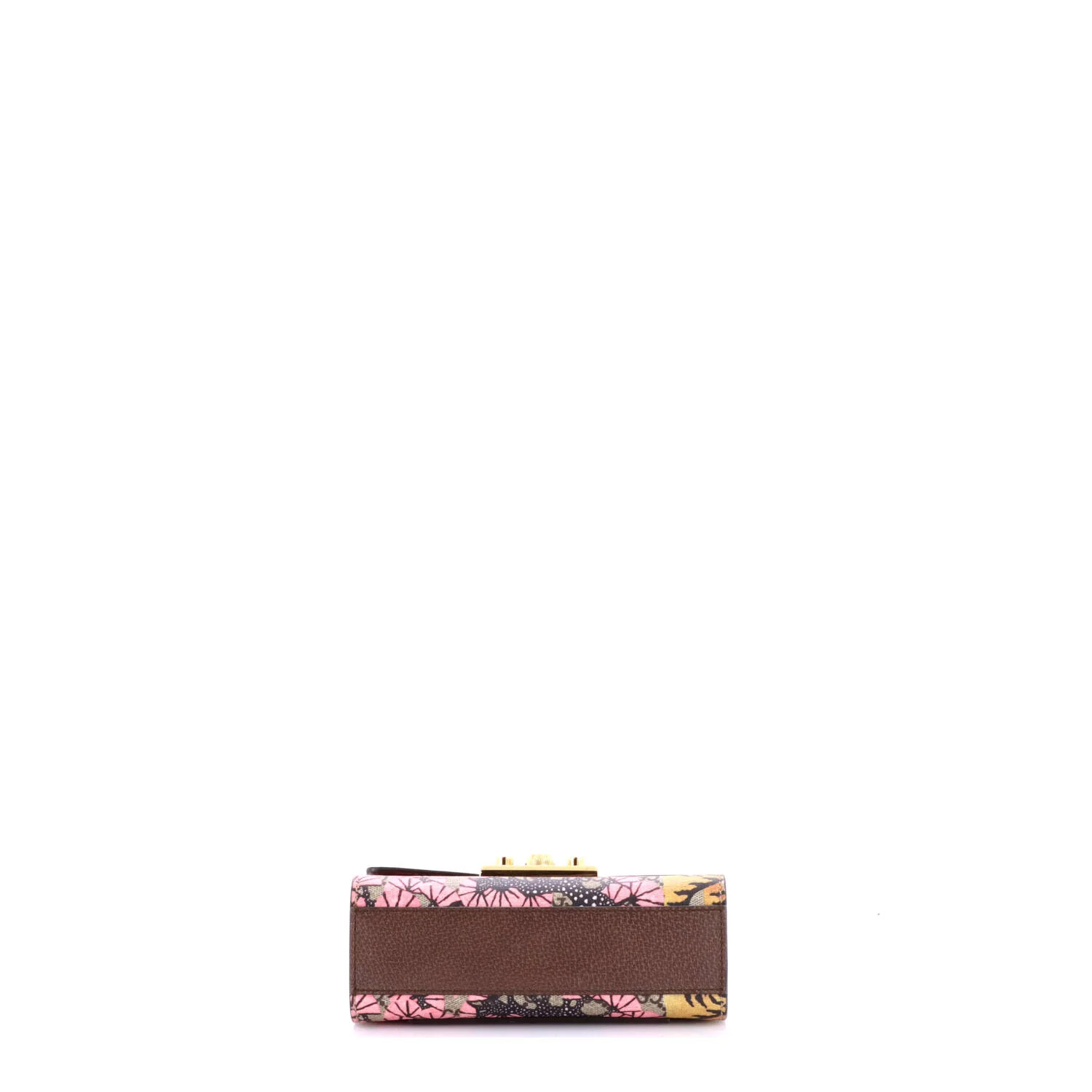 Padlock Shoulder Bag Bengal Print GG Coated Canvas Small - Image 4