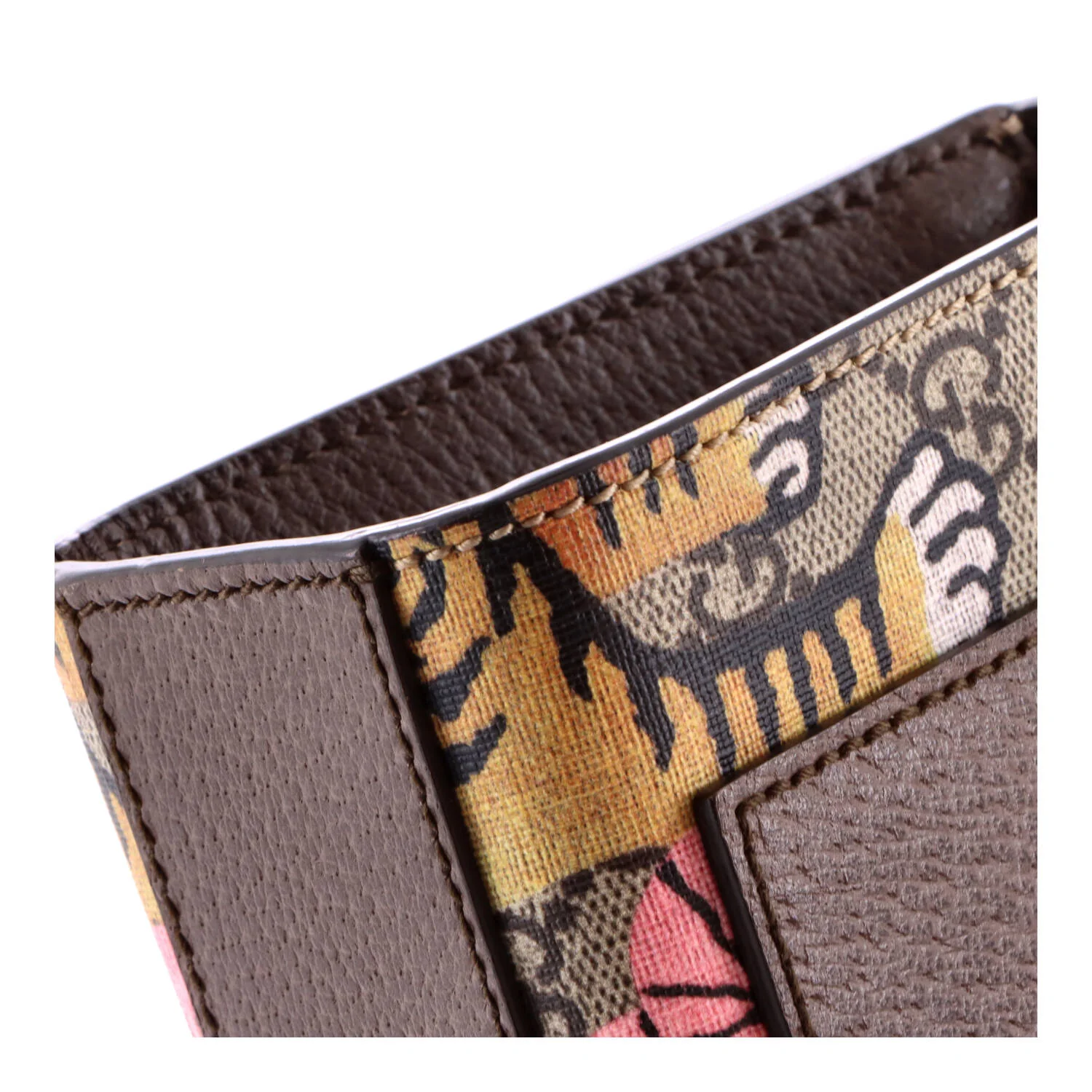 Padlock Shoulder Bag Bengal Print GG Coated Canvas Small - Image 6