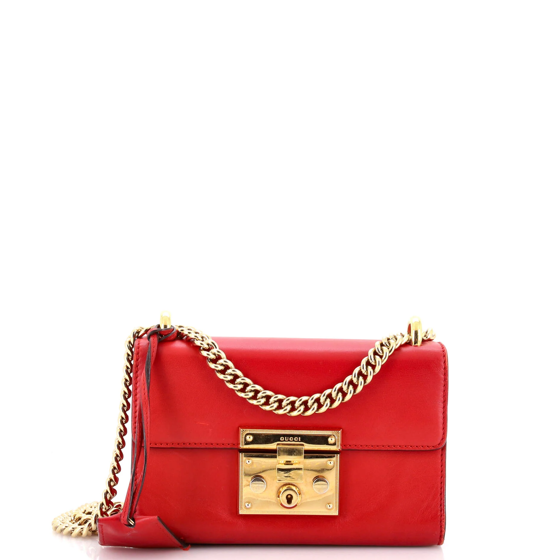 Padlock Shoulder Bag Leather Small