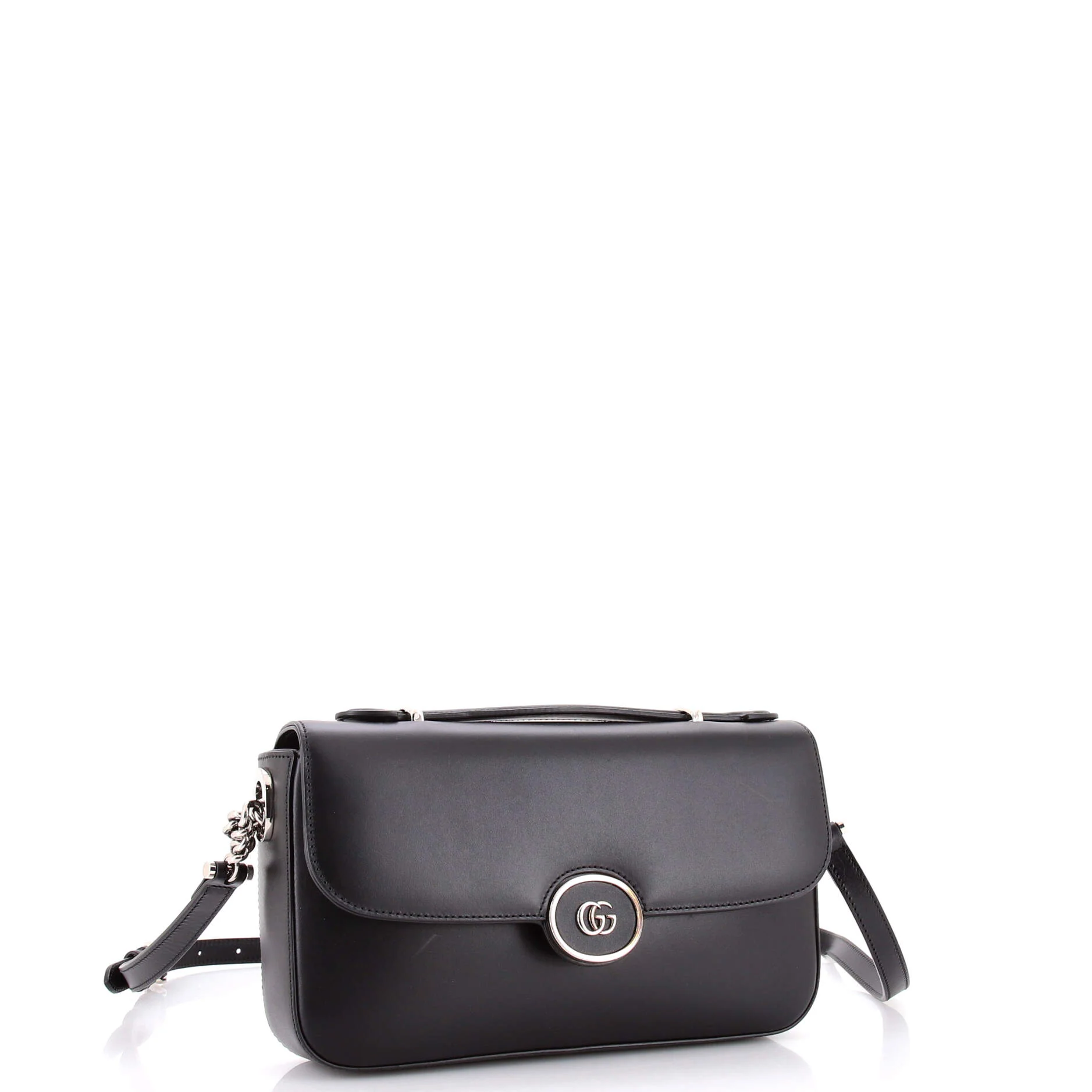 Petite GG Flap Shoulder Bag Leather Small - Image 2