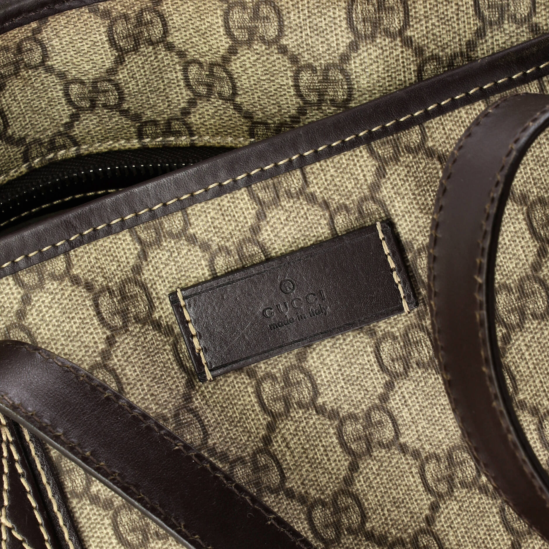 Plus Tote GG Coated Canvas with Leather Medium - Image 7