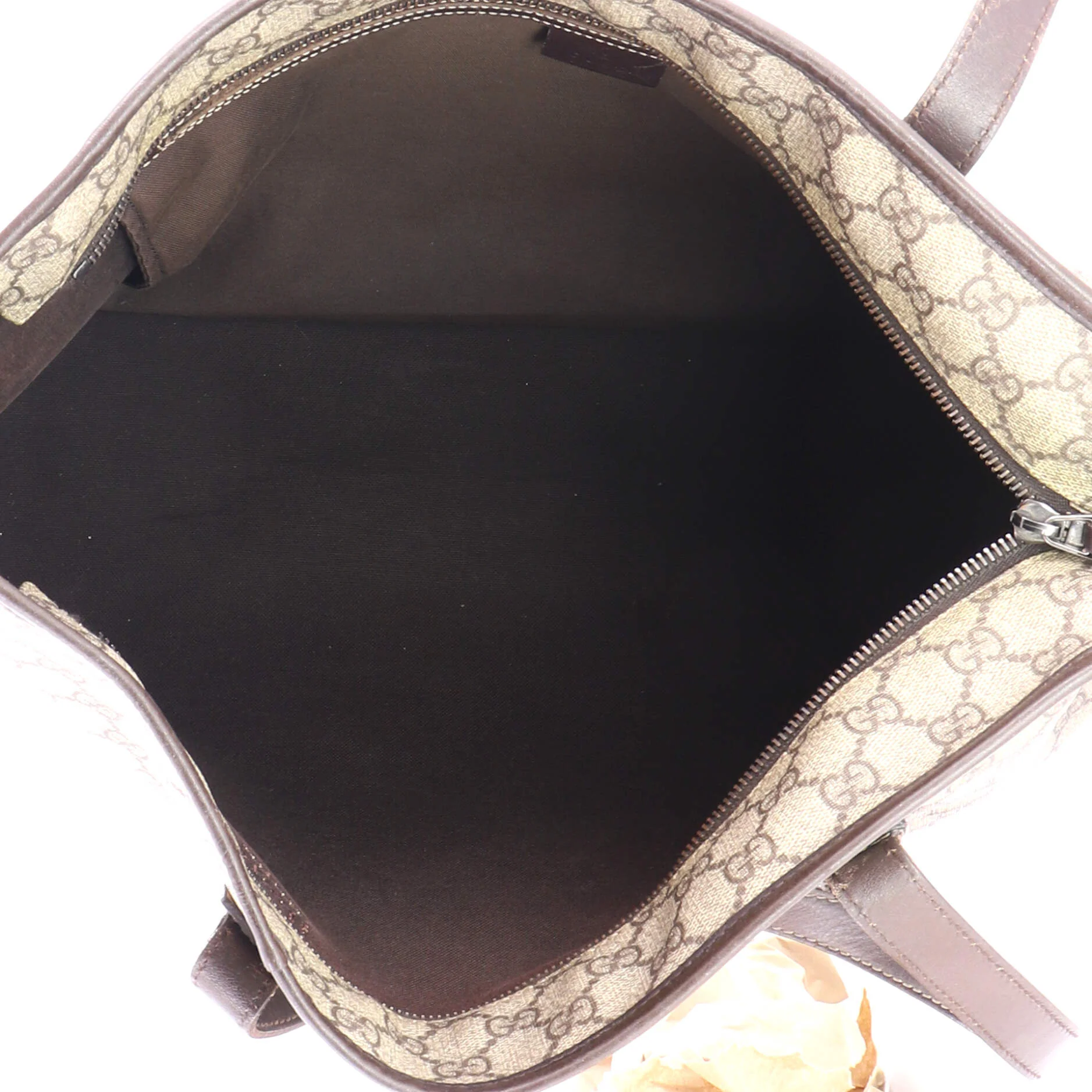 Plus Tote GG Coated Canvas with Leather Medium - Image 5