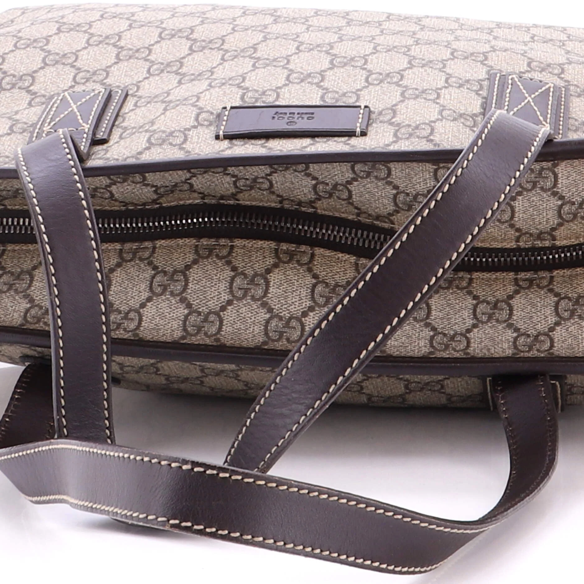 Plus Tote GG Coated Canvas with Leather Medium - Image 7