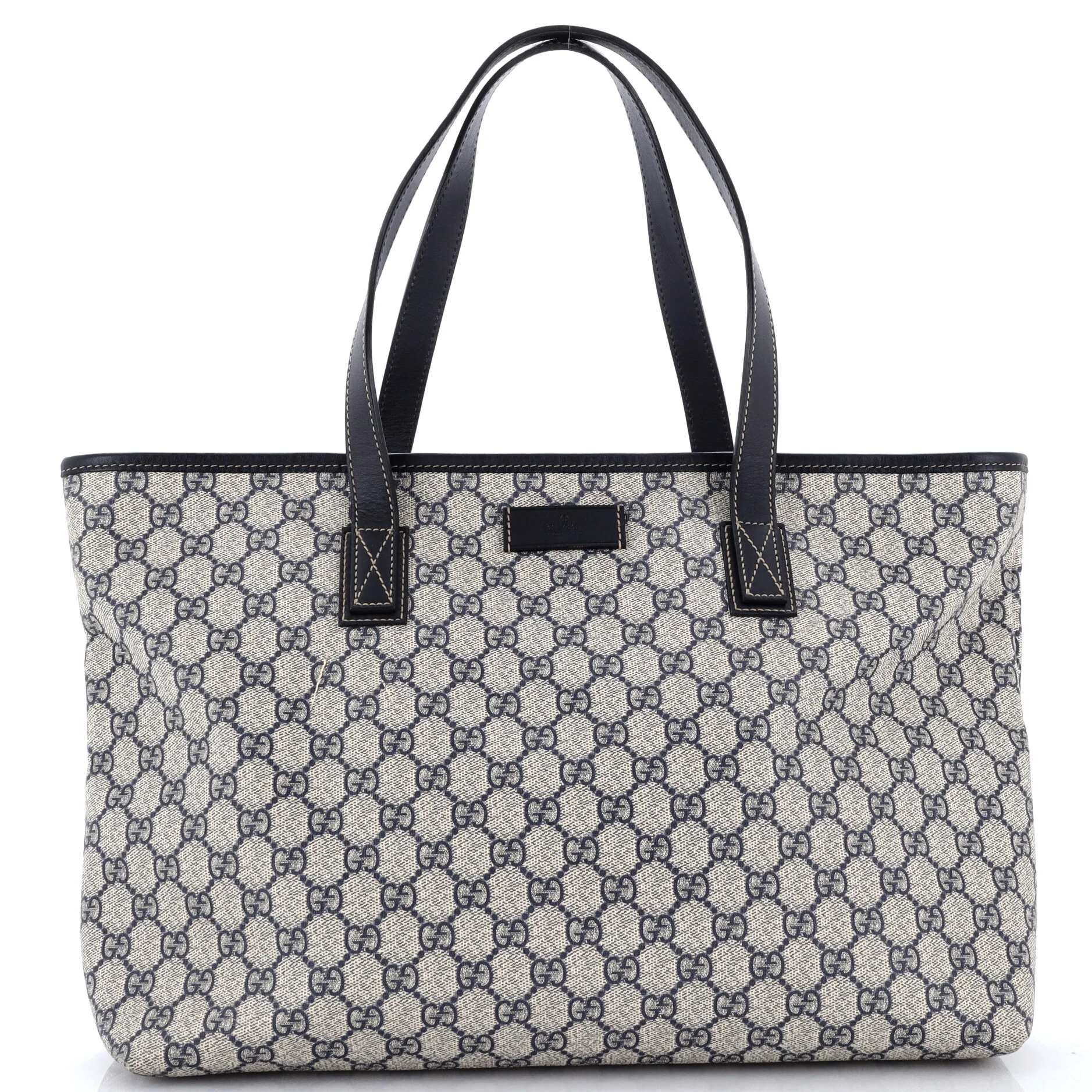 Plus Tote GG Coated Canvas with Leather Medium
