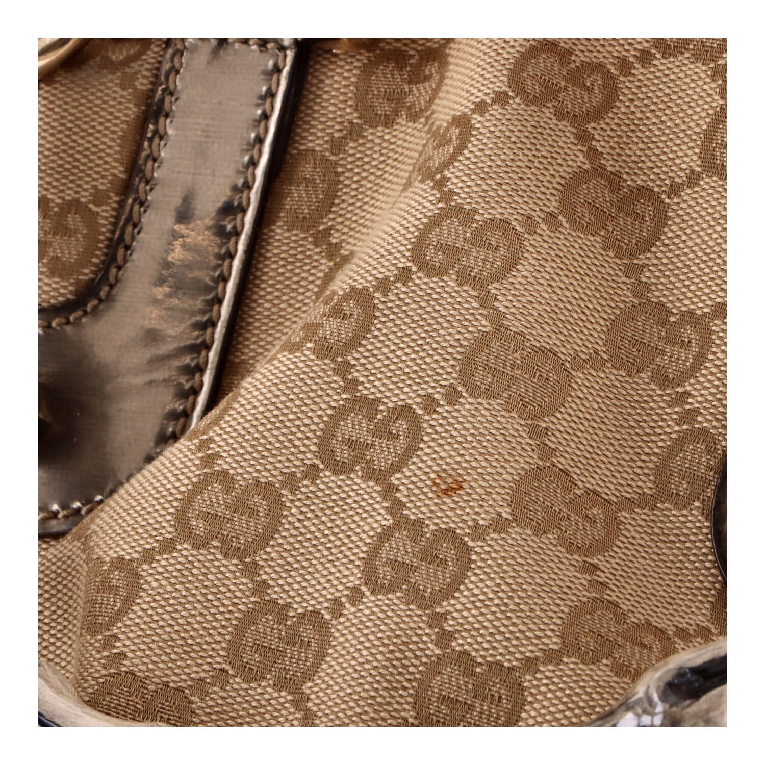 Pop Bamboo Tote GG Canvas Large - Image 6