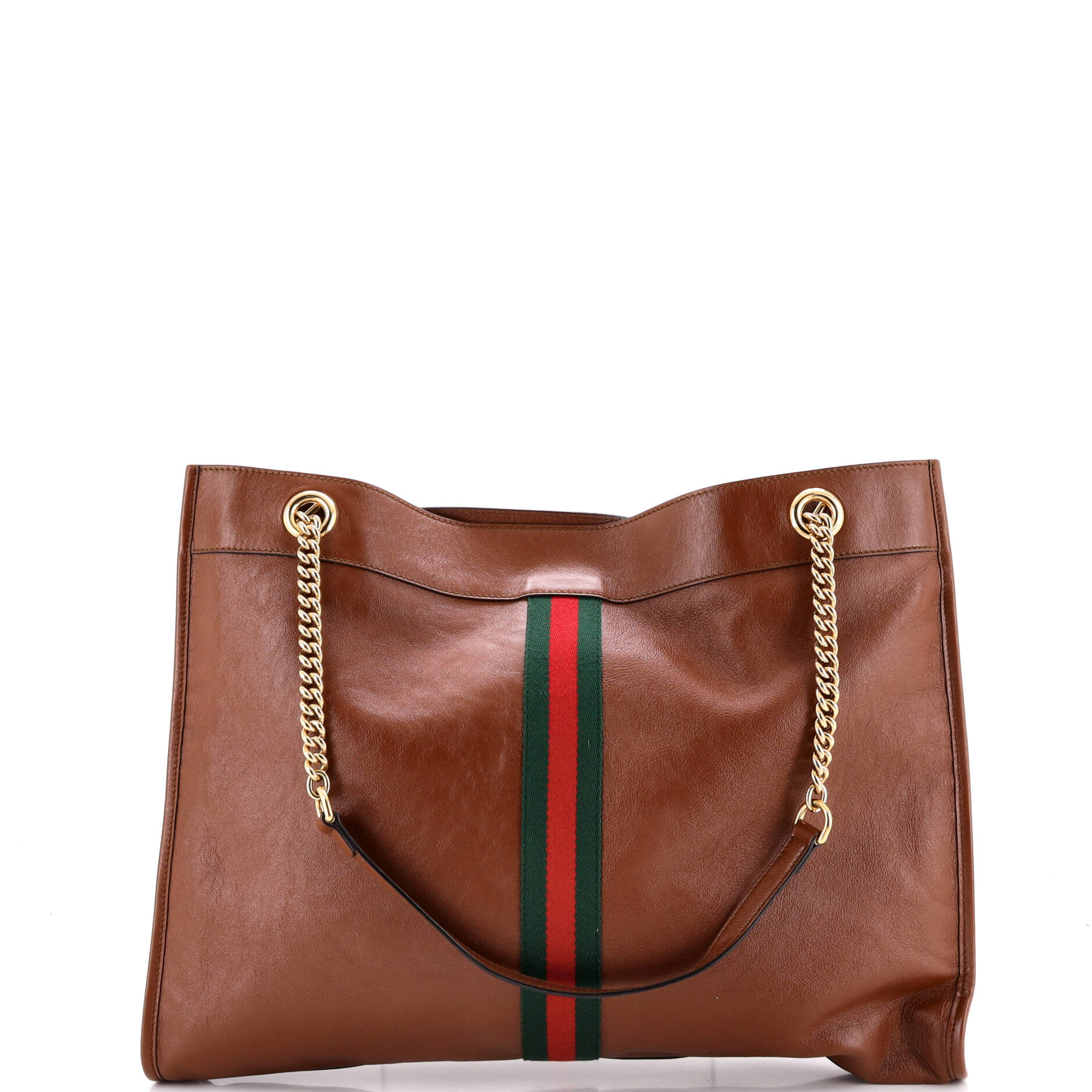 Rajah Chain Tote Leather Large - Image 4