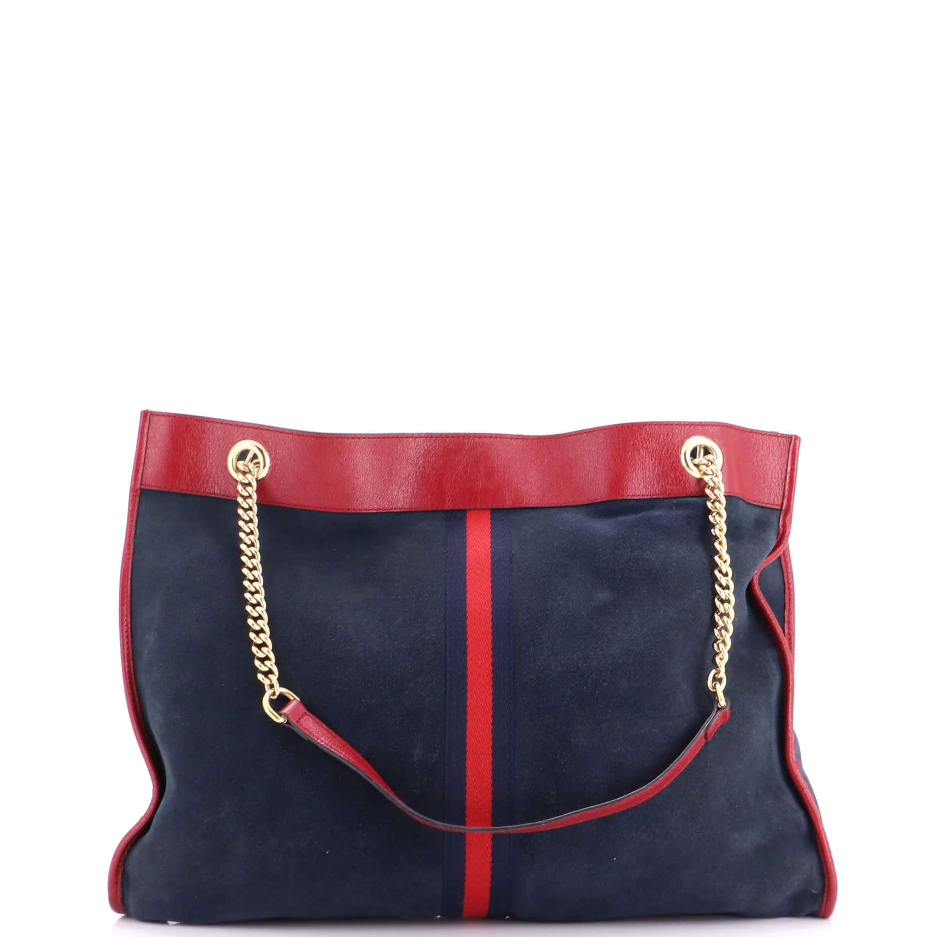 Rajah Chain Tote Suede Large - Image 4