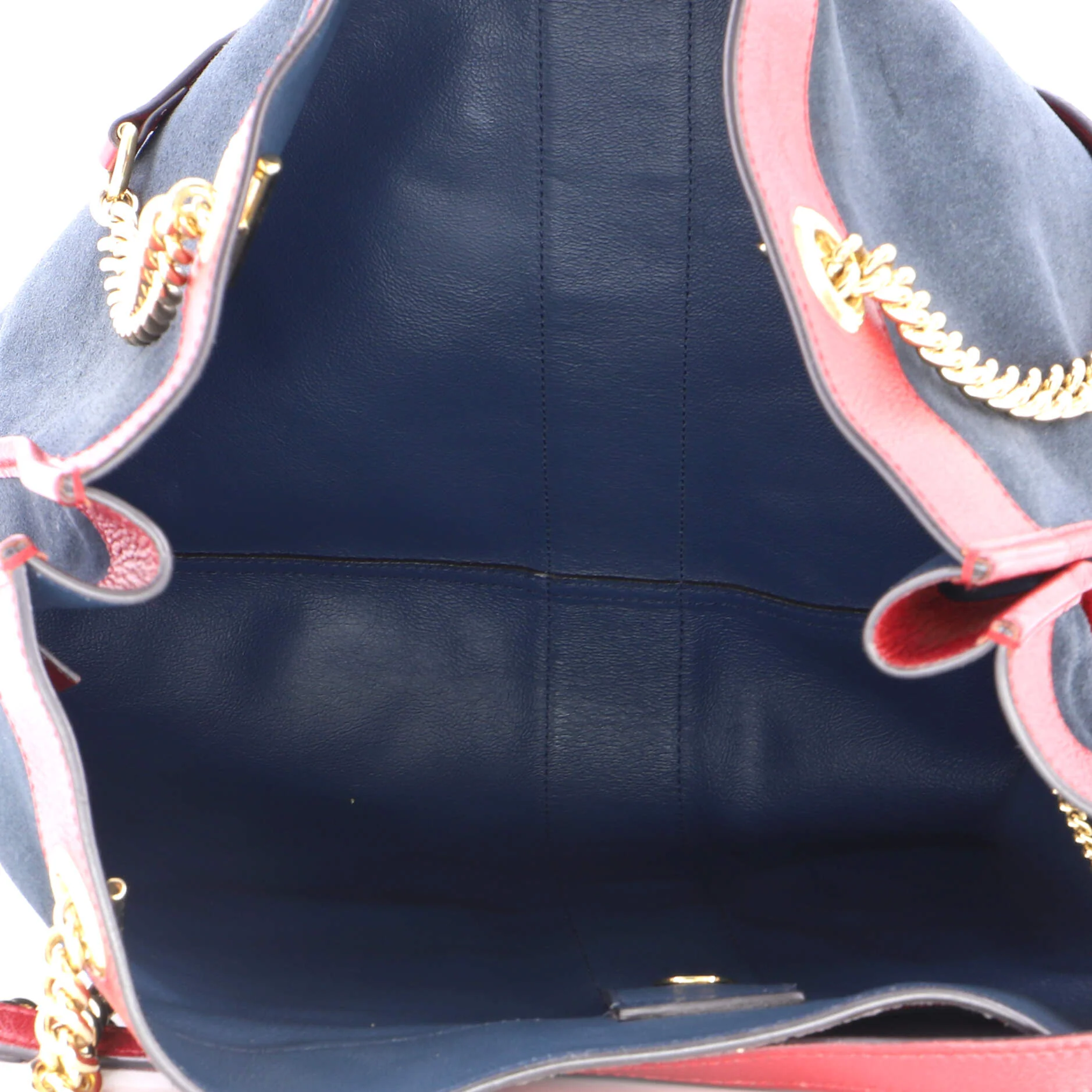 Rajah Chain Tote Suede Large - Image 6