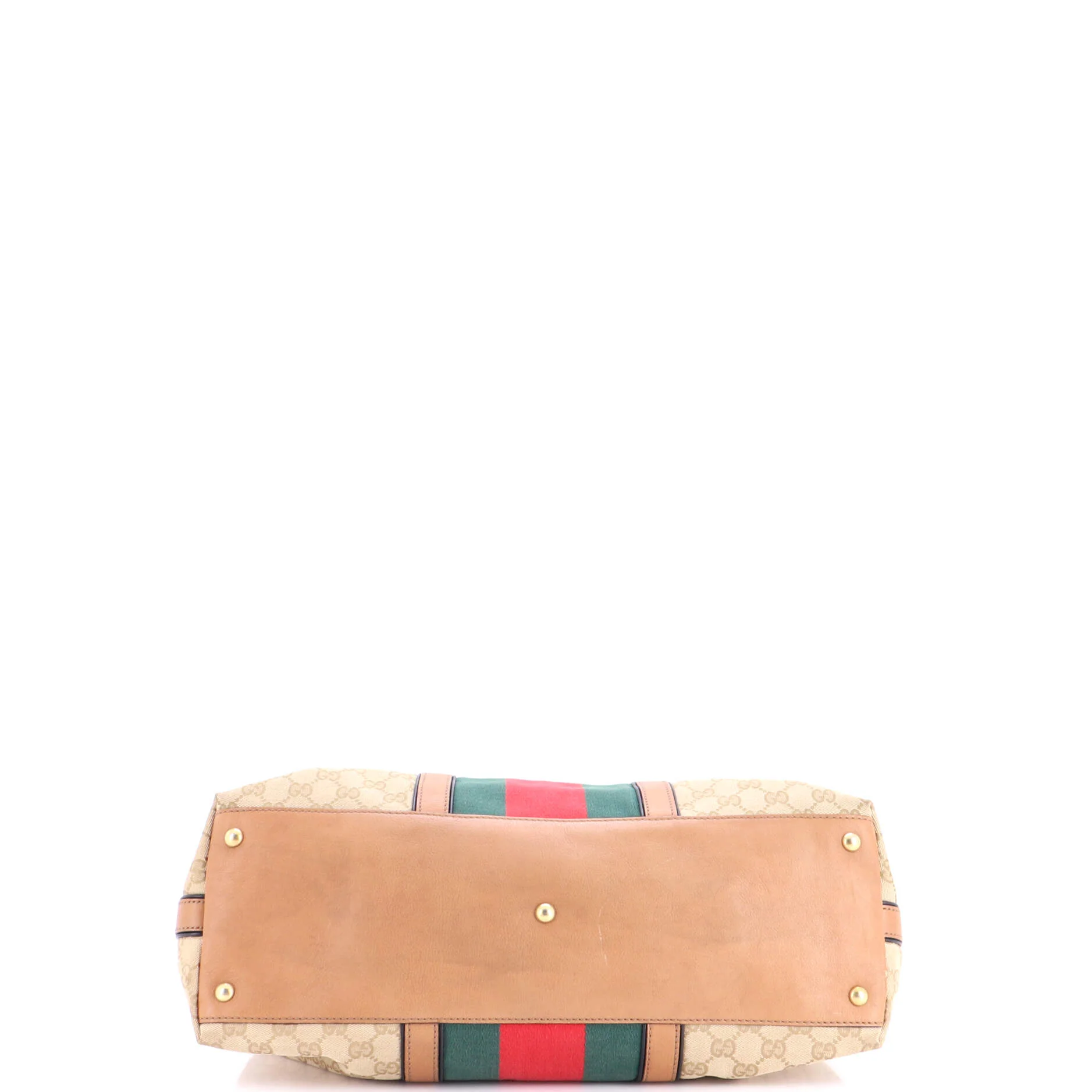 Rania Convertible Top Handle Bag Web GG Canvas Medium - Image 4