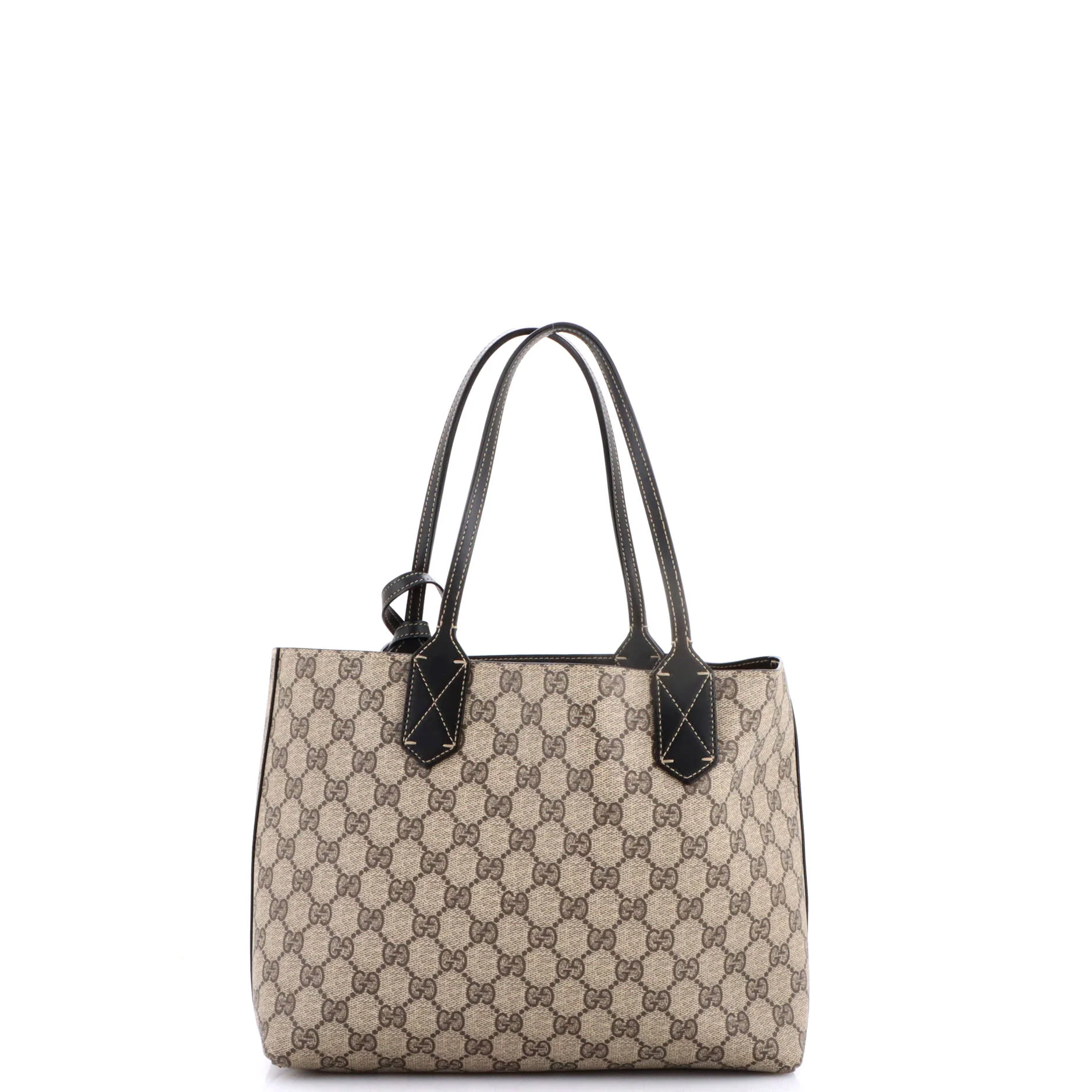 Reversible Tote GG Print Leather Small - Image 3