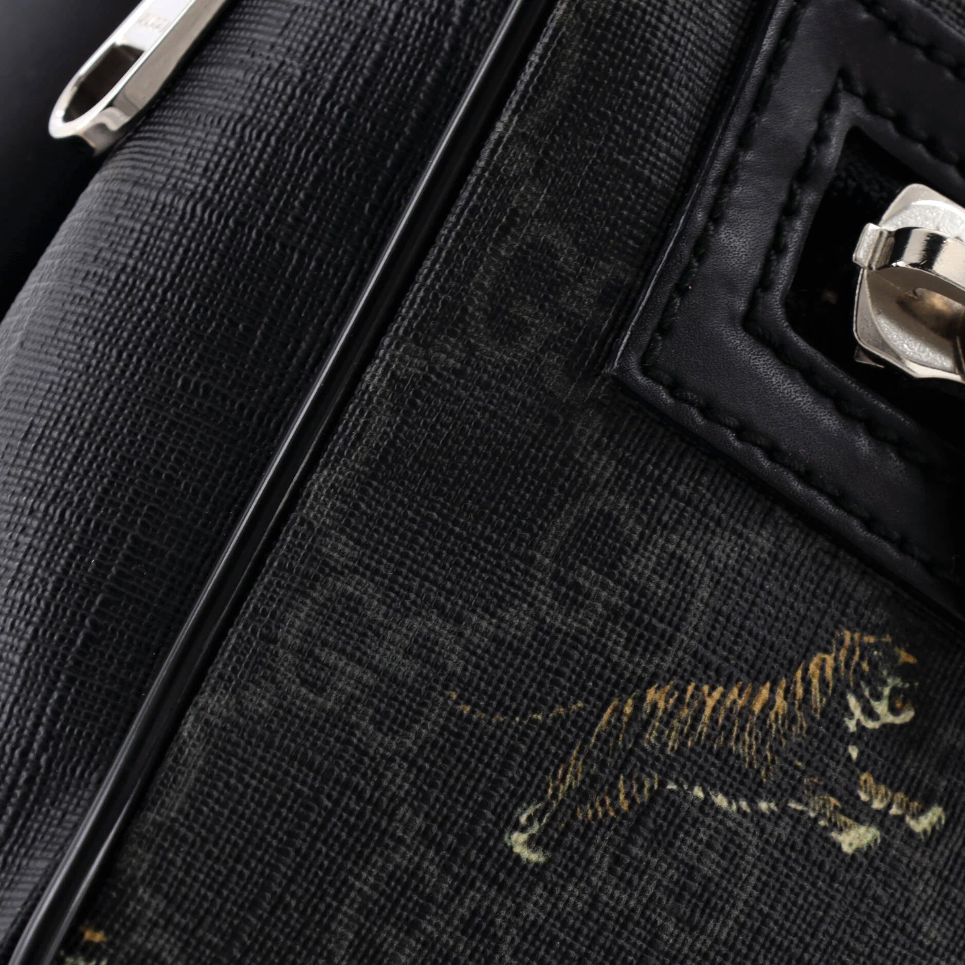 Soft Zip Belt Bag Printed GG Coated Canvas Small - Image 6