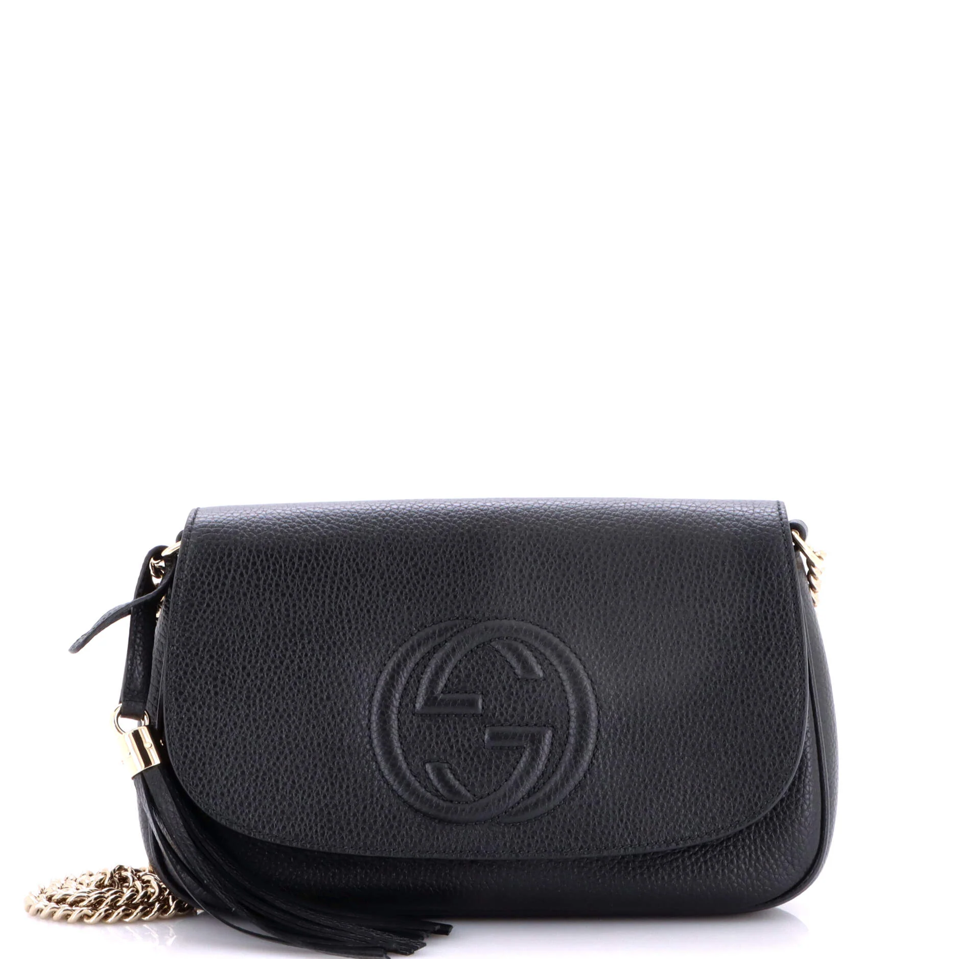 Soho Chain Crossbody Bag Leather Medium