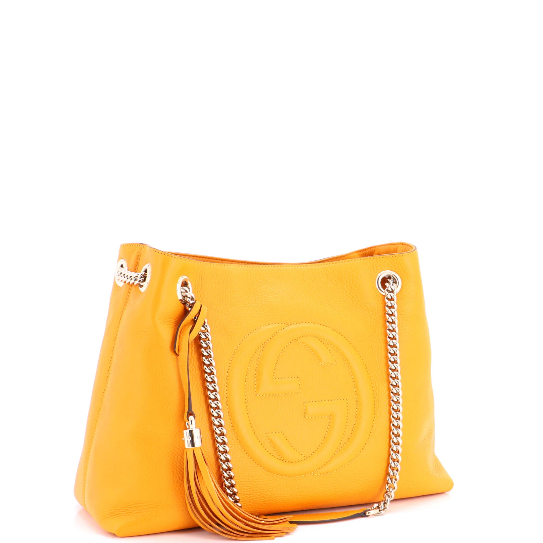Soho Chain Strap Shoulder Bag Leather Large - Image 2