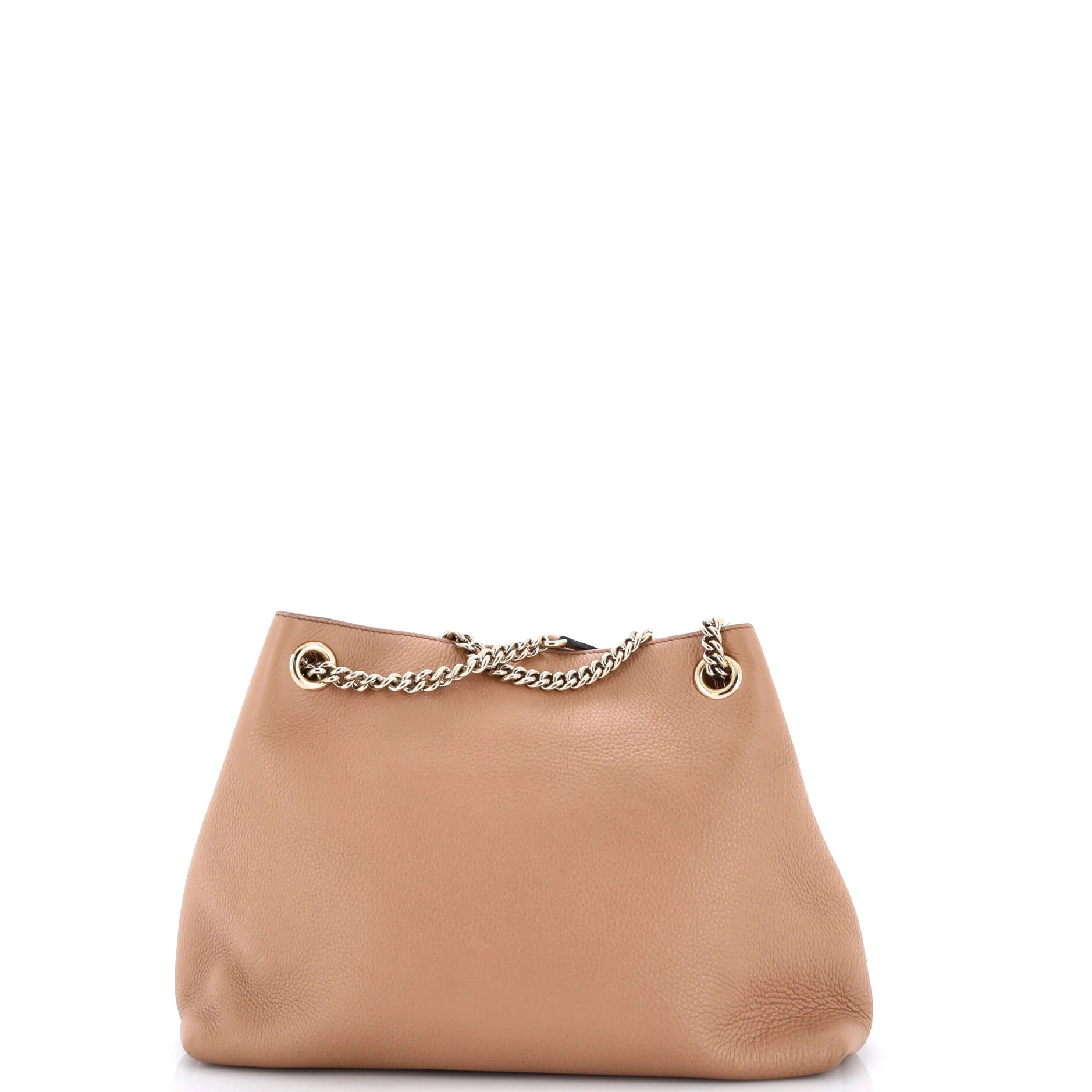 Soho Chain Strap Shoulder Bag Leather Medium - Image 3