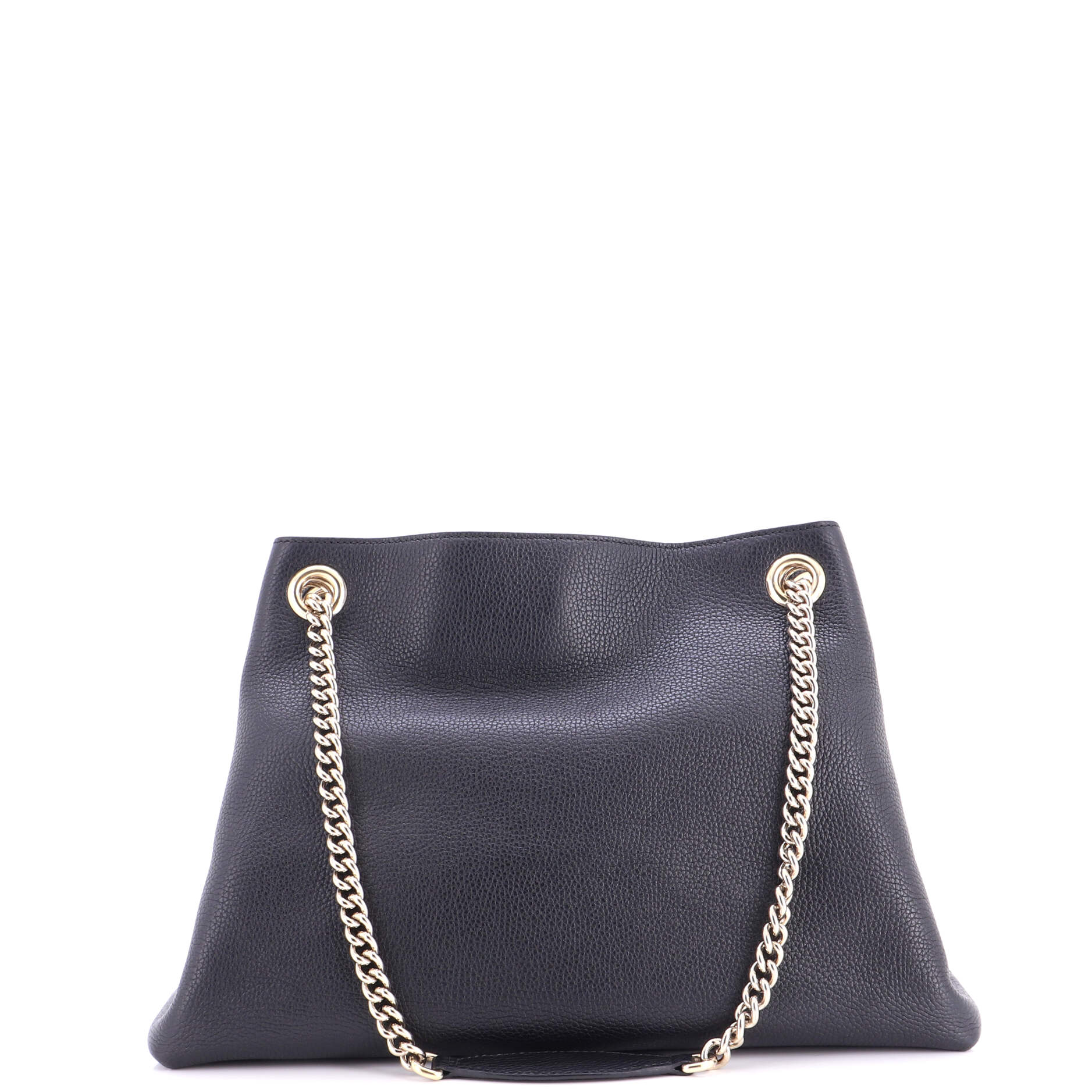 Soho Chain Strap Shoulder Bag Leather Medium - Image 3