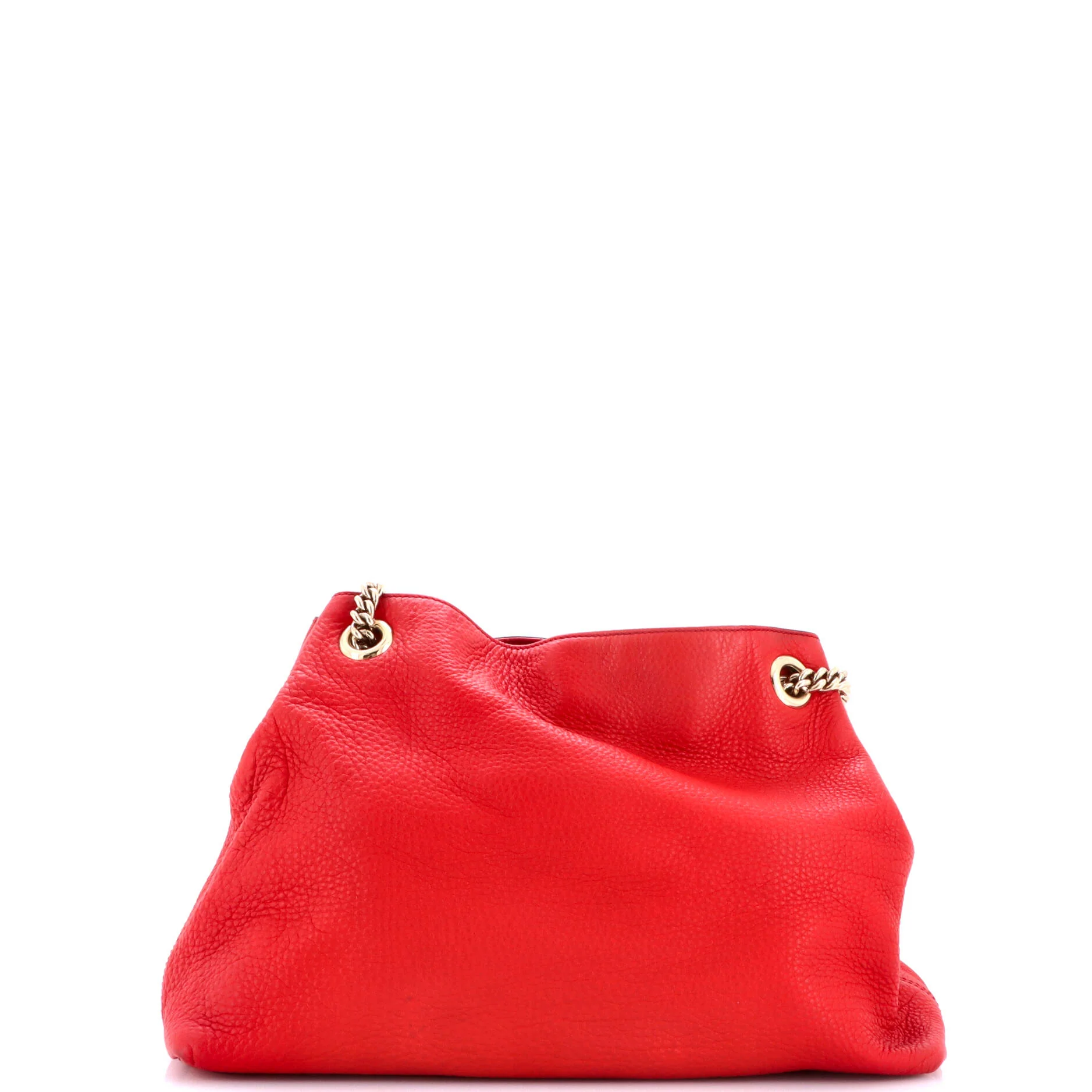 Soho Chain Strap Shoulder Bag Leather Medium - Image 3