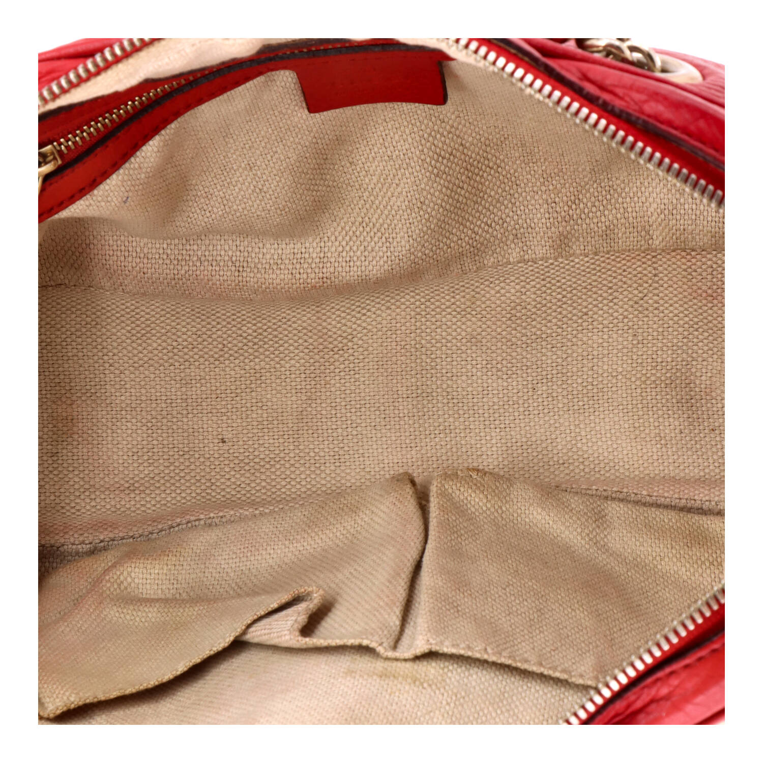 Soho Chain Zip Shoulder Bag Leather Small - Image 5