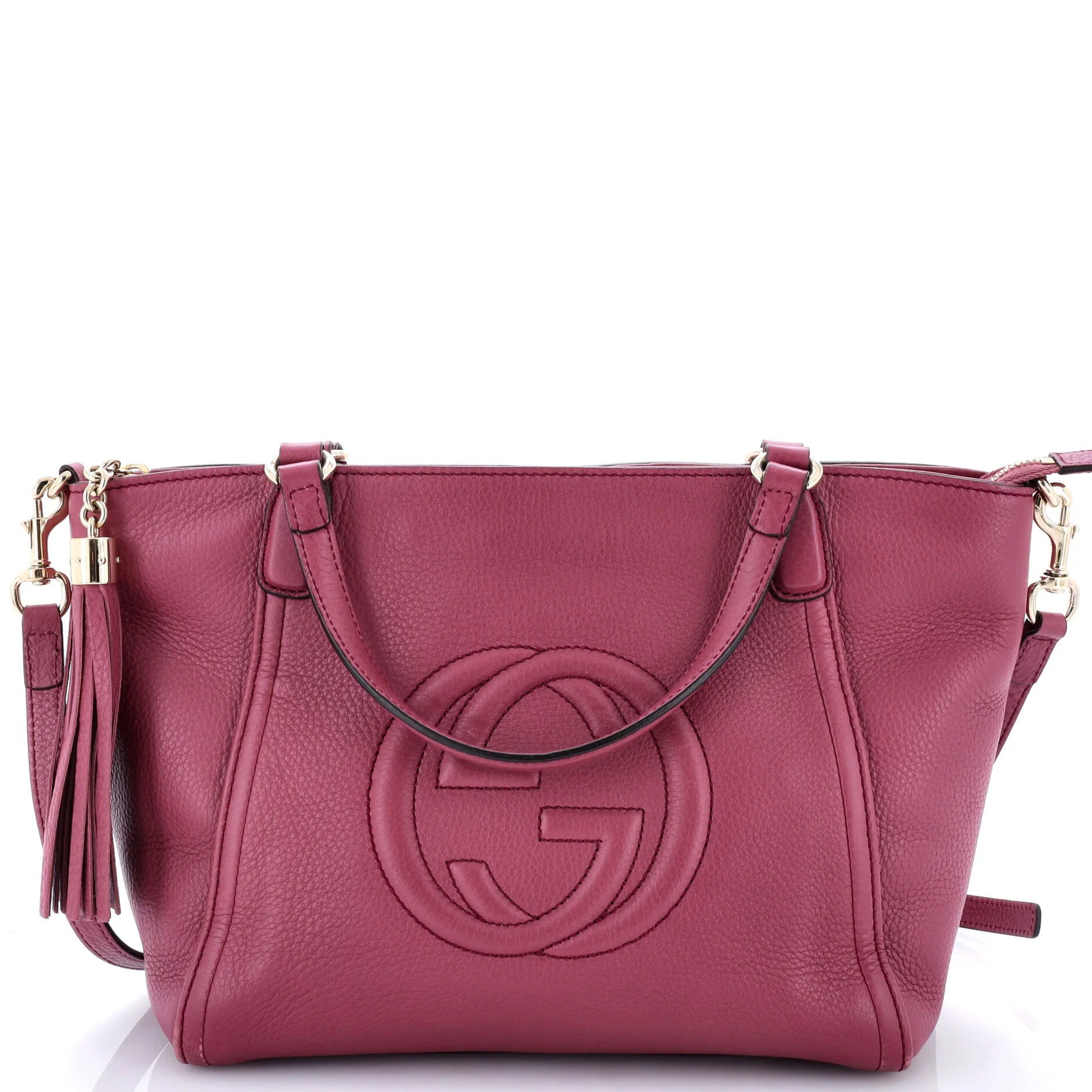 Soho Convertible Top Handle Bag Leather Small