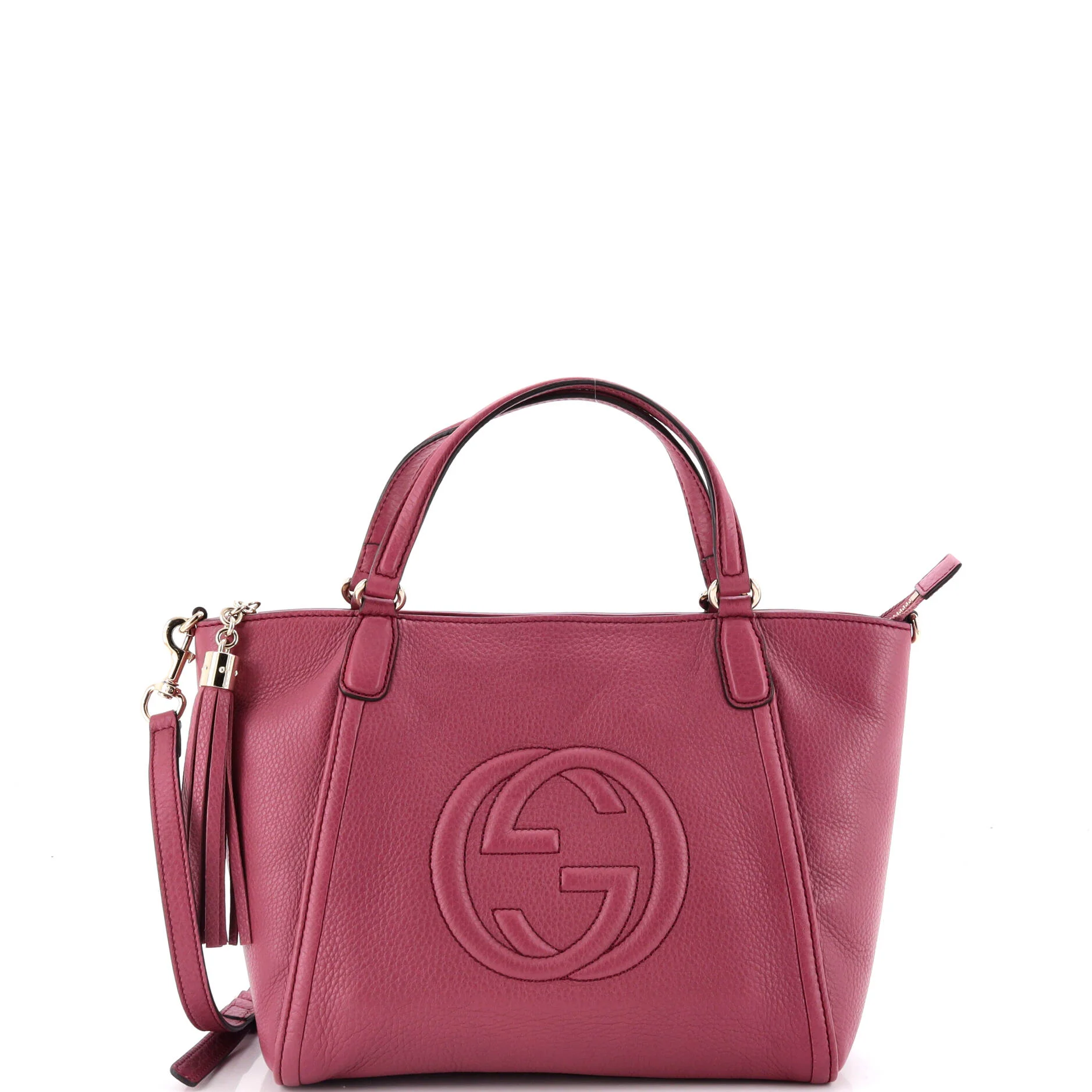 Soho Convertible Top Handle Bag Leather Small