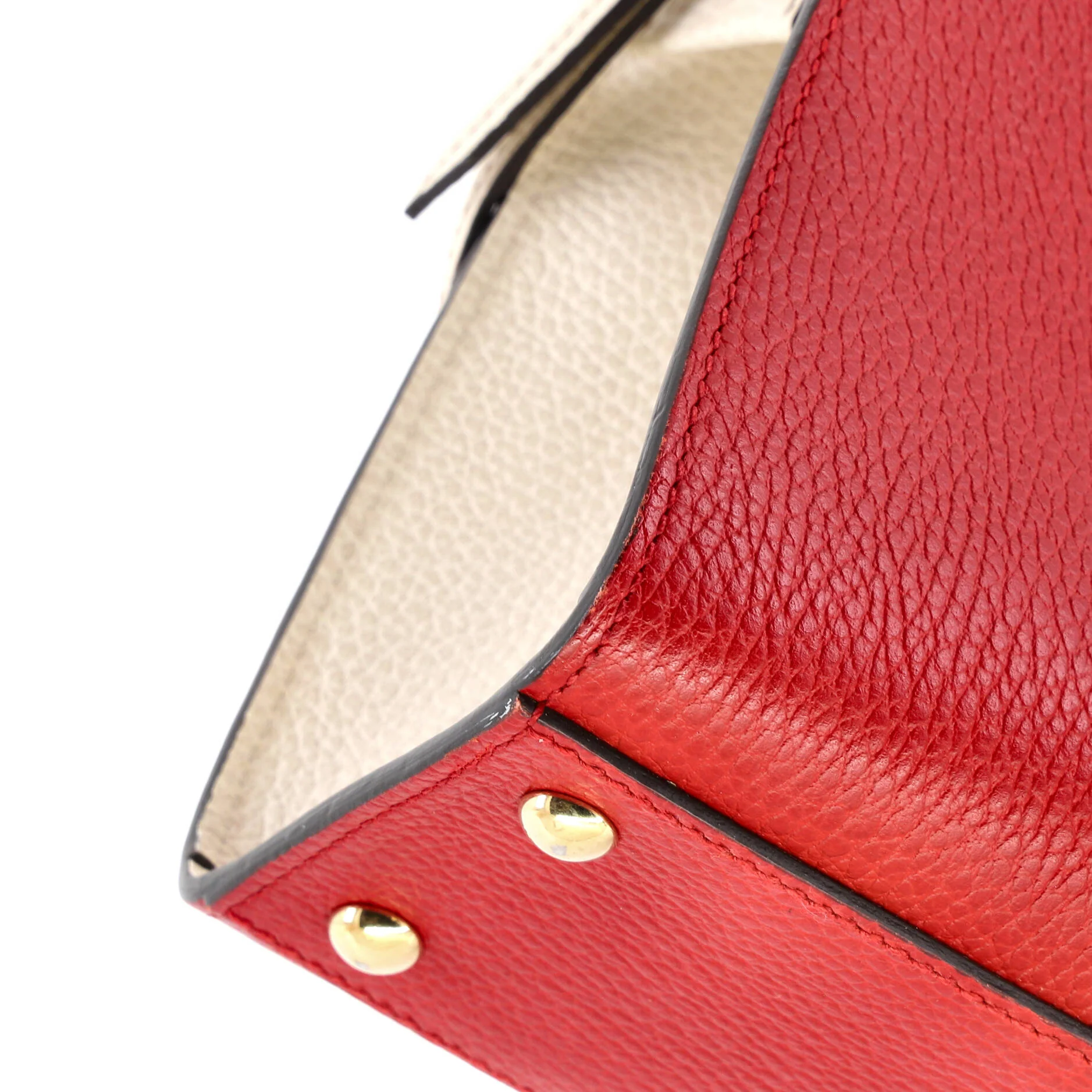 Soho Convertible Top Handle Satchel Leather Medium - Image 6