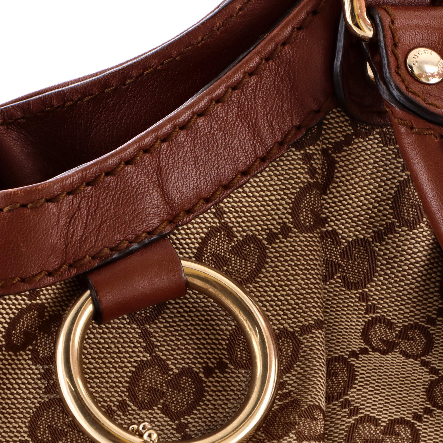 Sukey Tote GG Canvas with Leather Large - Image 6