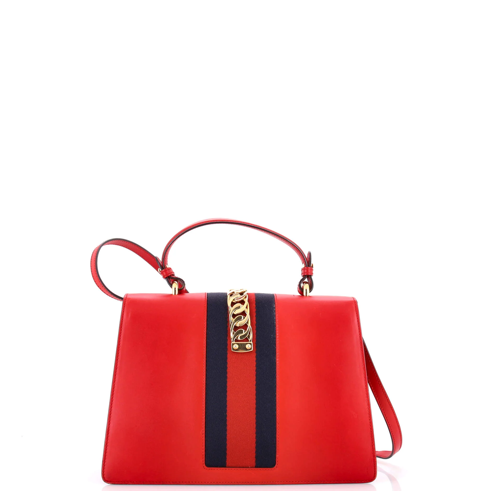 Sylvie Top Handle Bag Leather Large - Image 3