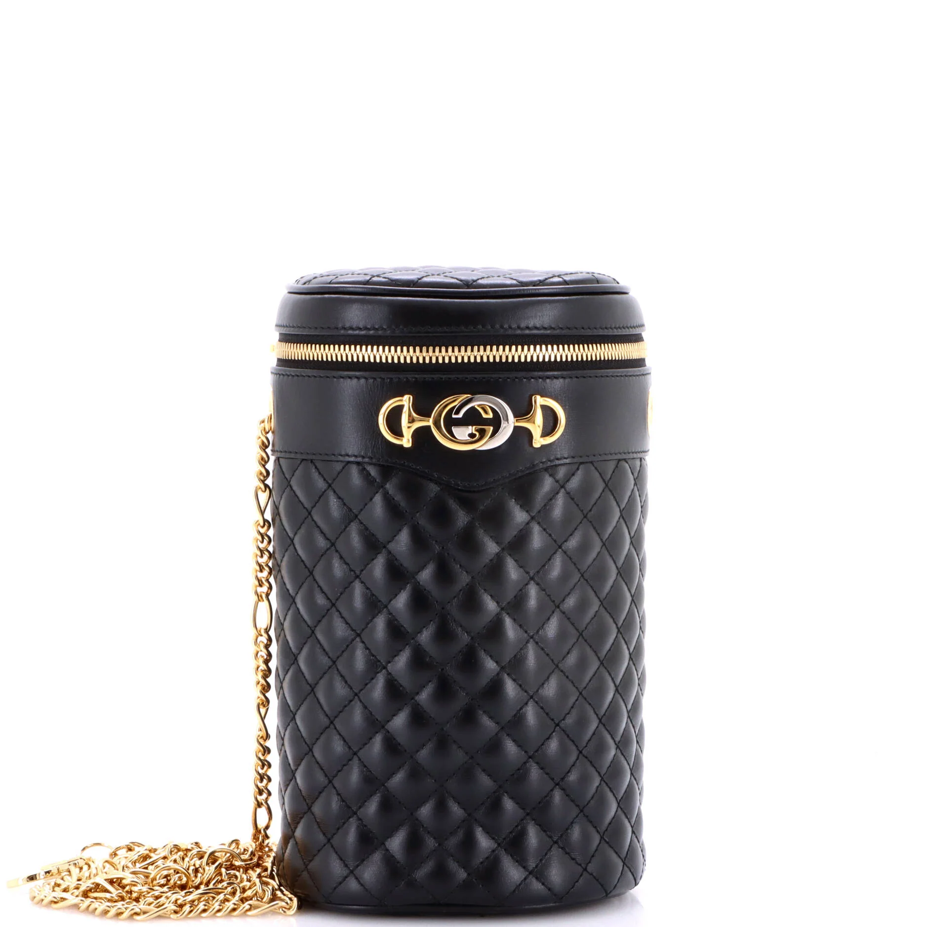 Trapuntata Crossbody Belt Bag Quilted Leather