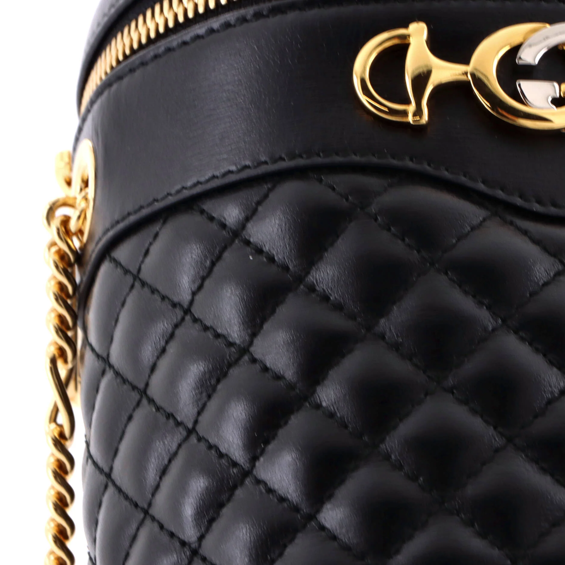 Trapuntata Crossbody Belt Bag Quilted Leather - Image 6