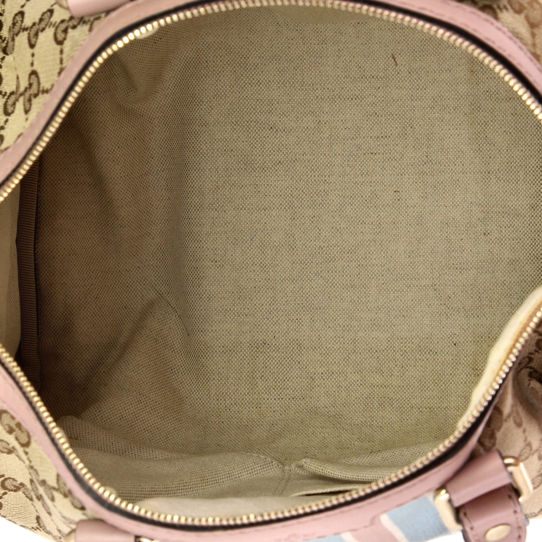 Vintage Web Boston Bag GG Canvas Medium - Image 5