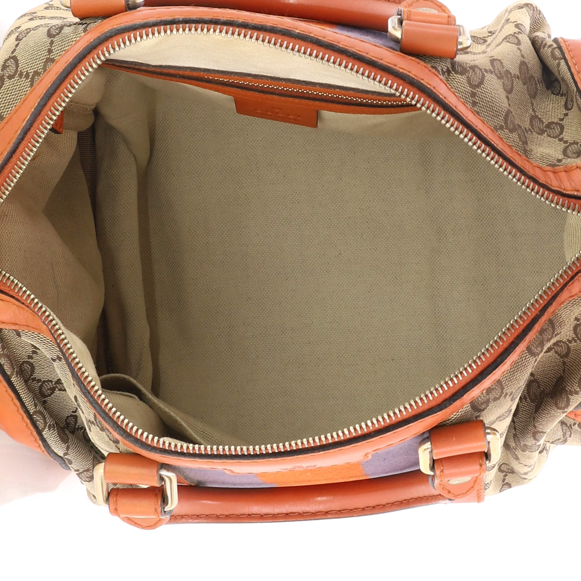 Vintage Web Boston Bag GG Canvas Medium - Image 5