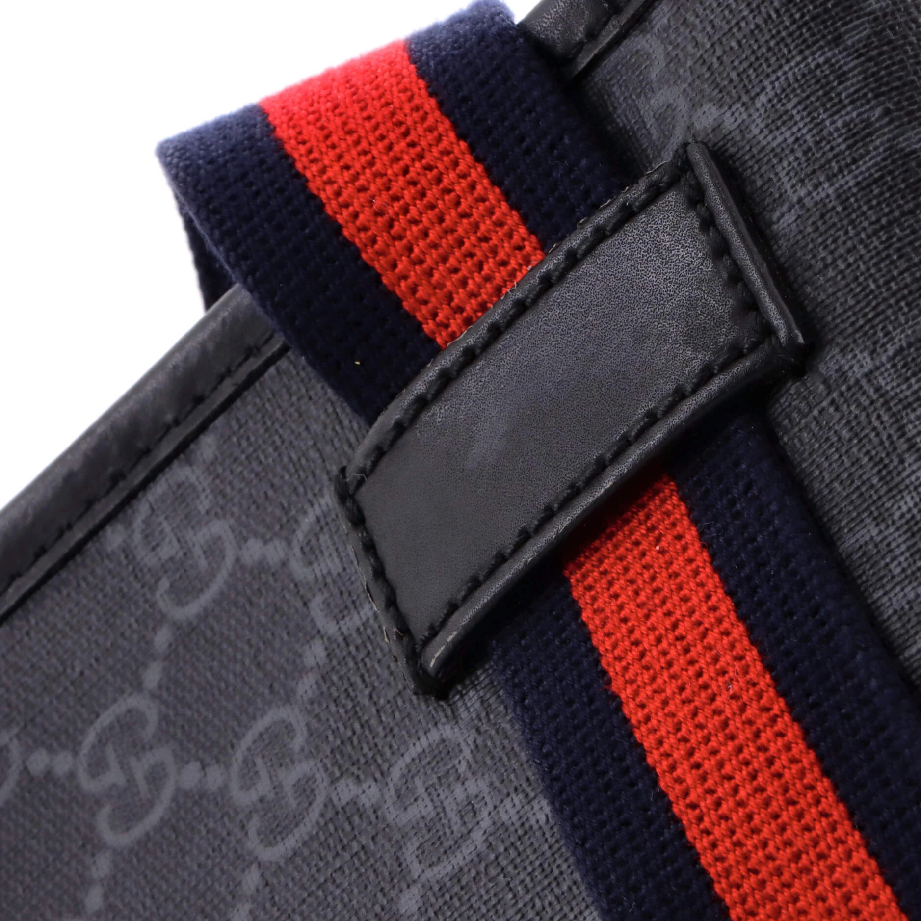 Web Flap Belt Bag GG Coated Canvas - Image 7