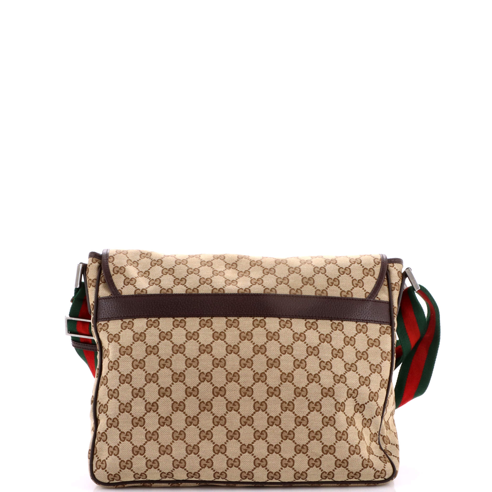 Web Strap Flap Messenger GG Canvas Medium - Image 3