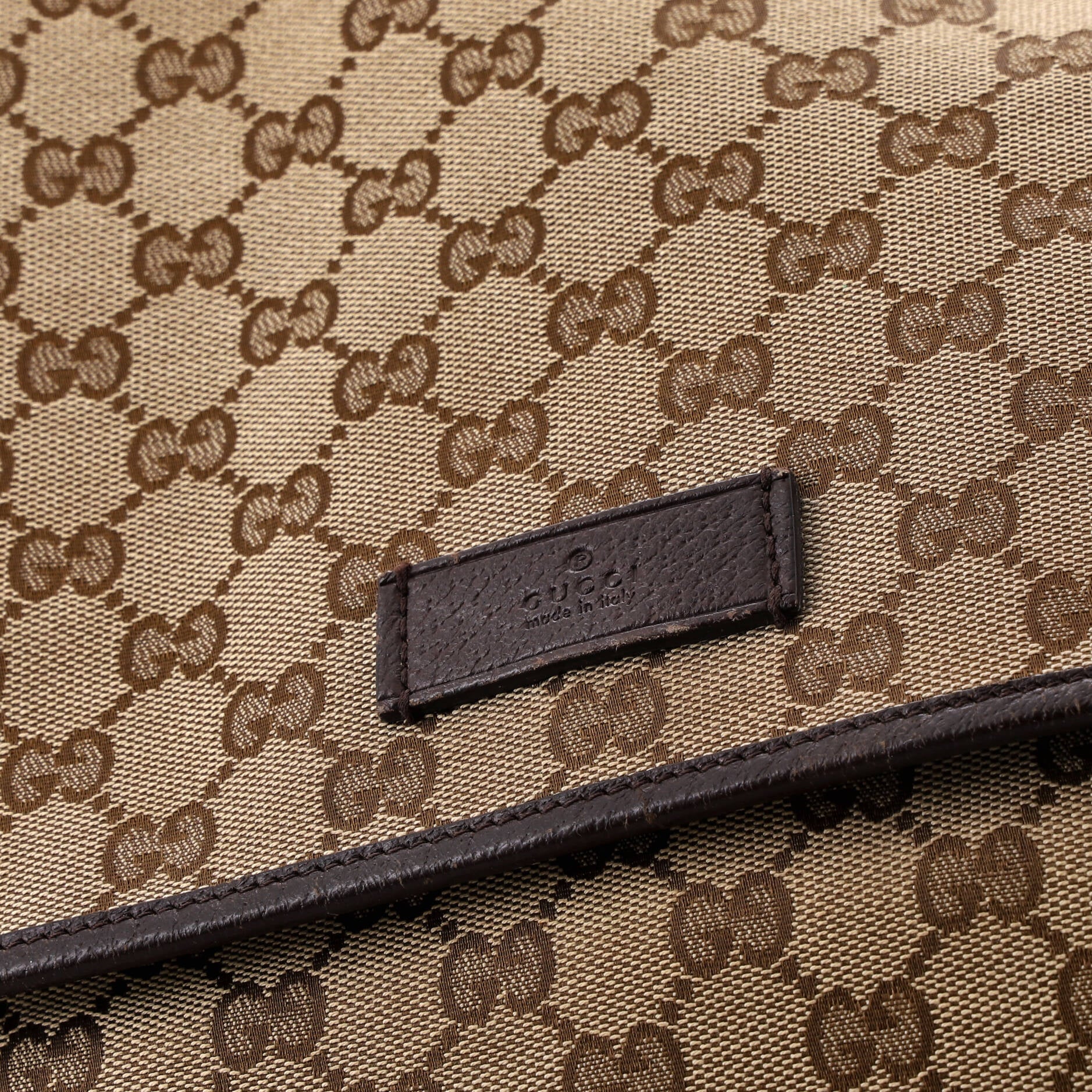 Web Strap Flap Messenger GG Canvas Medium - Image 6