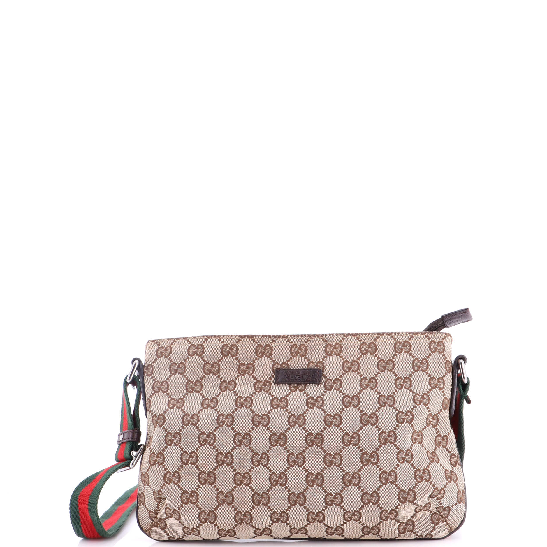 Web Strap Messenger Bag GG Canvas Small
