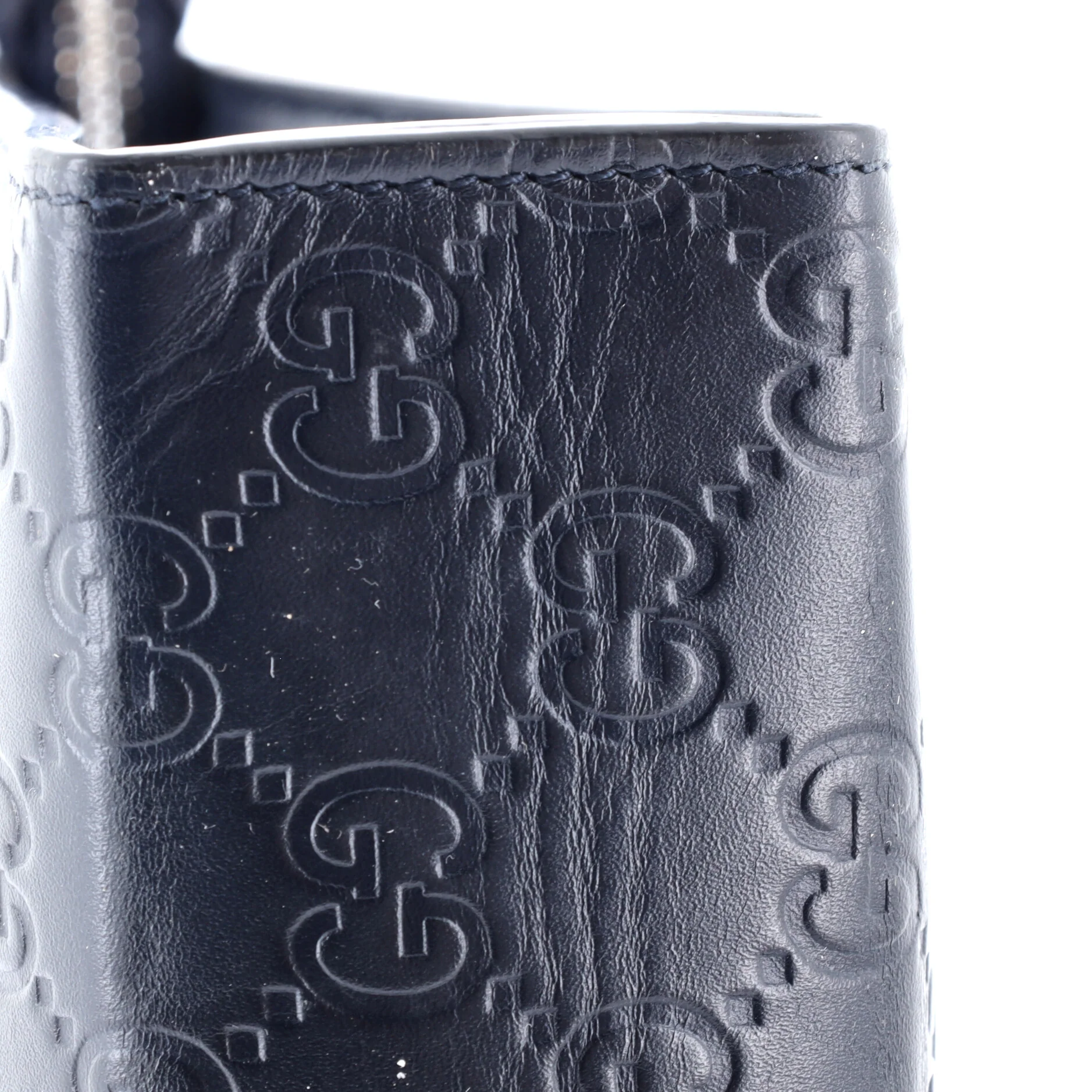 Web Zip Pouch Guccissima Leather - Image 6