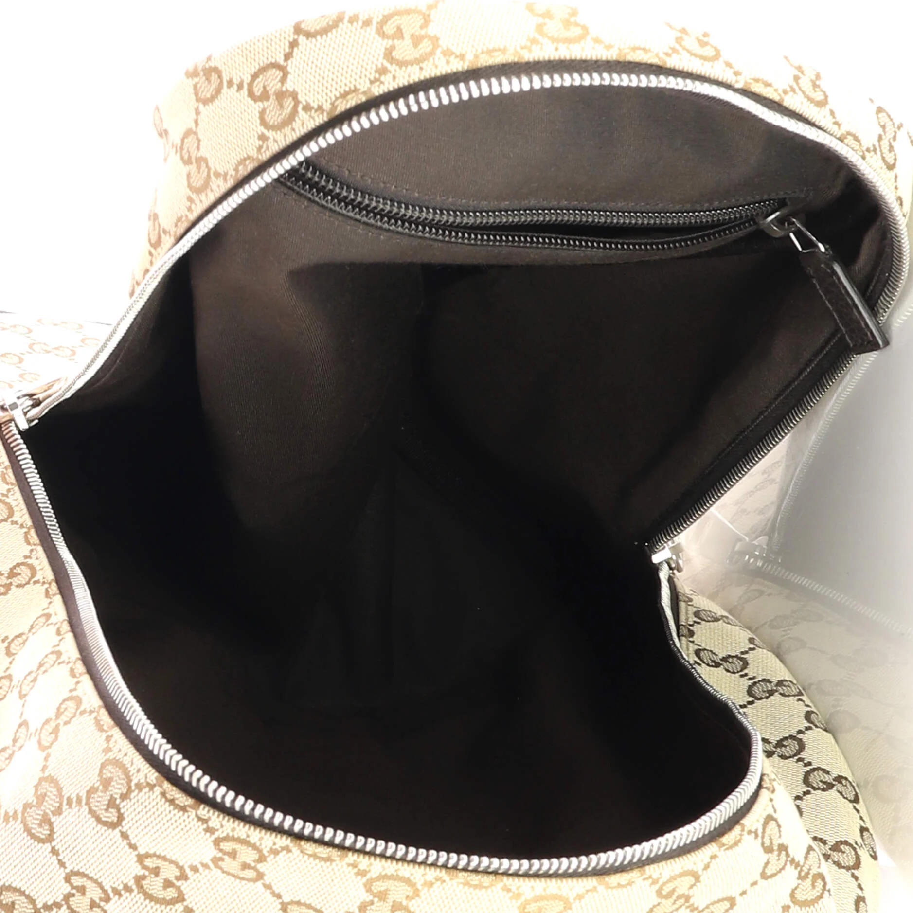 Zip Around Travel Backpack GG Canvas - Image 5