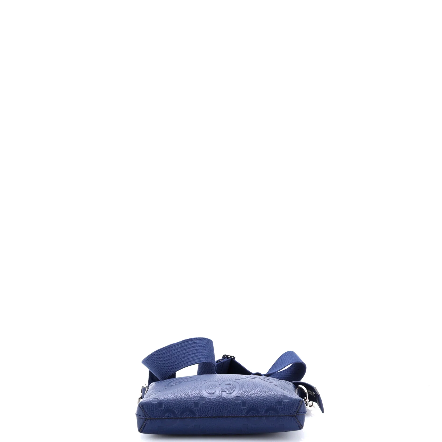 Zip Messenger Bag Jumbo GG Embossed Leather Small - Image 4