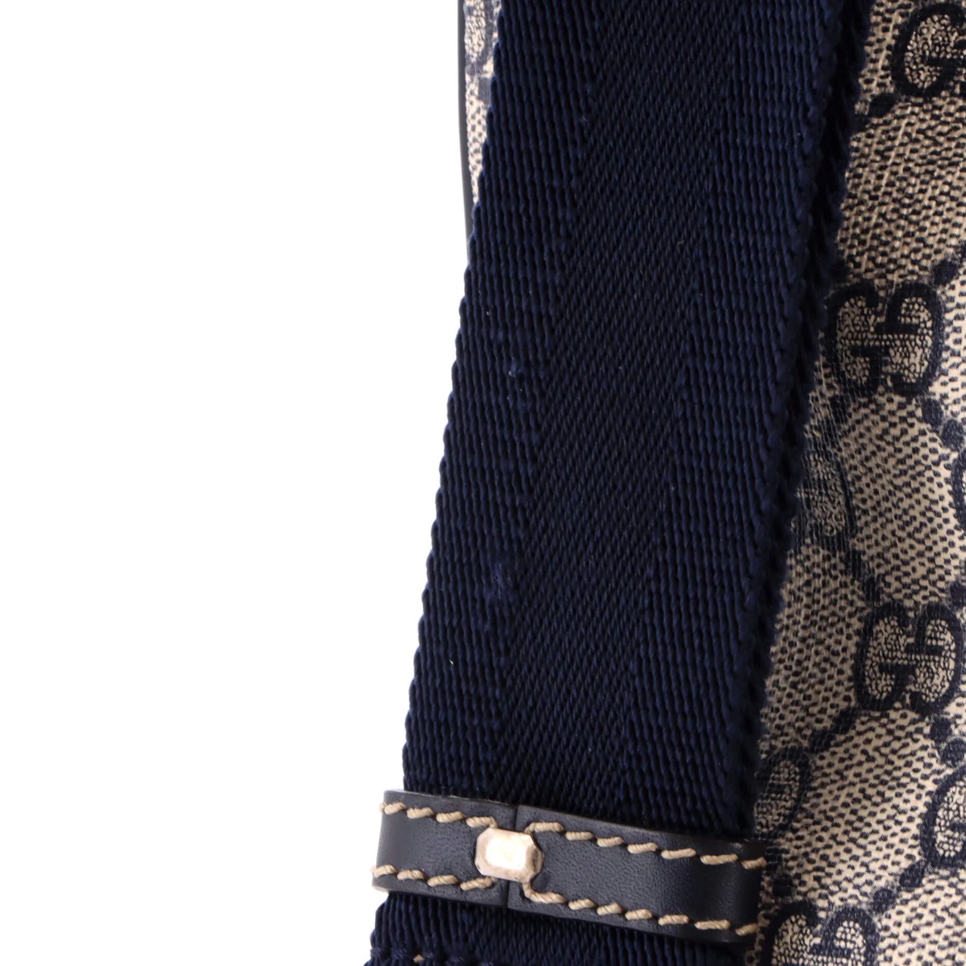 Zip Top Messenger Bag GG Coated Canvas Large - Image 7
