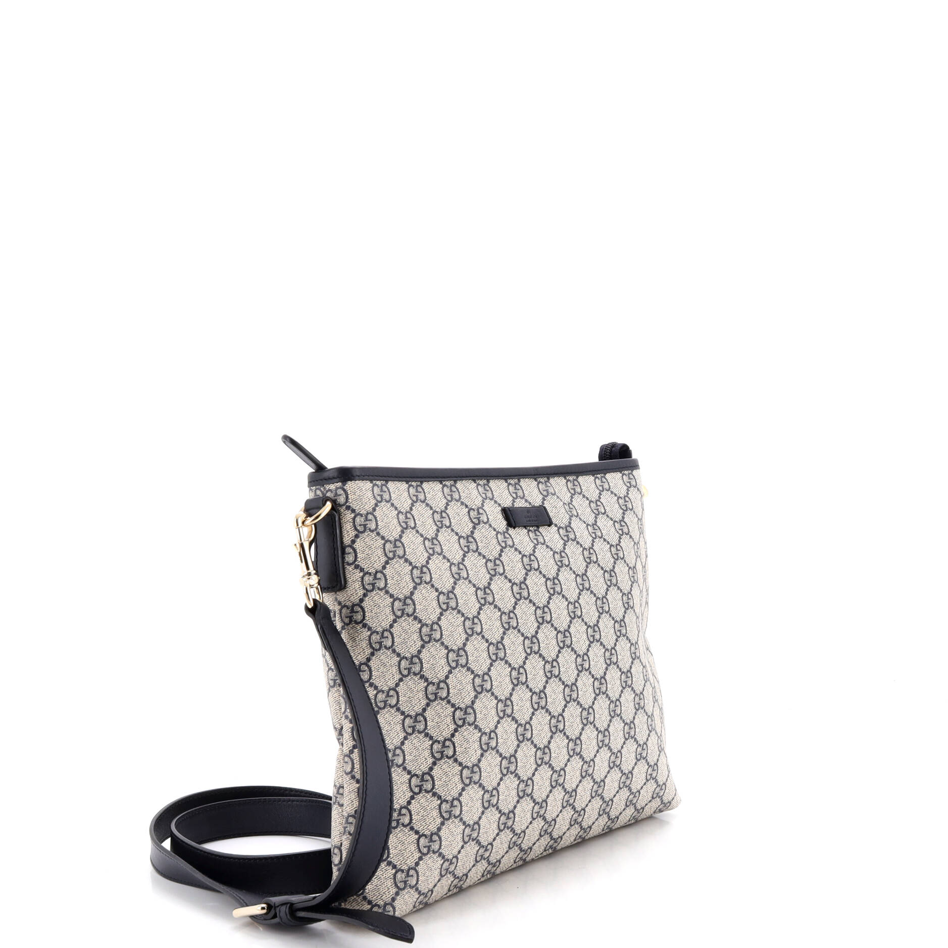 Zip Top Messenger Bag GG Coated Canvas Medium - Image 2